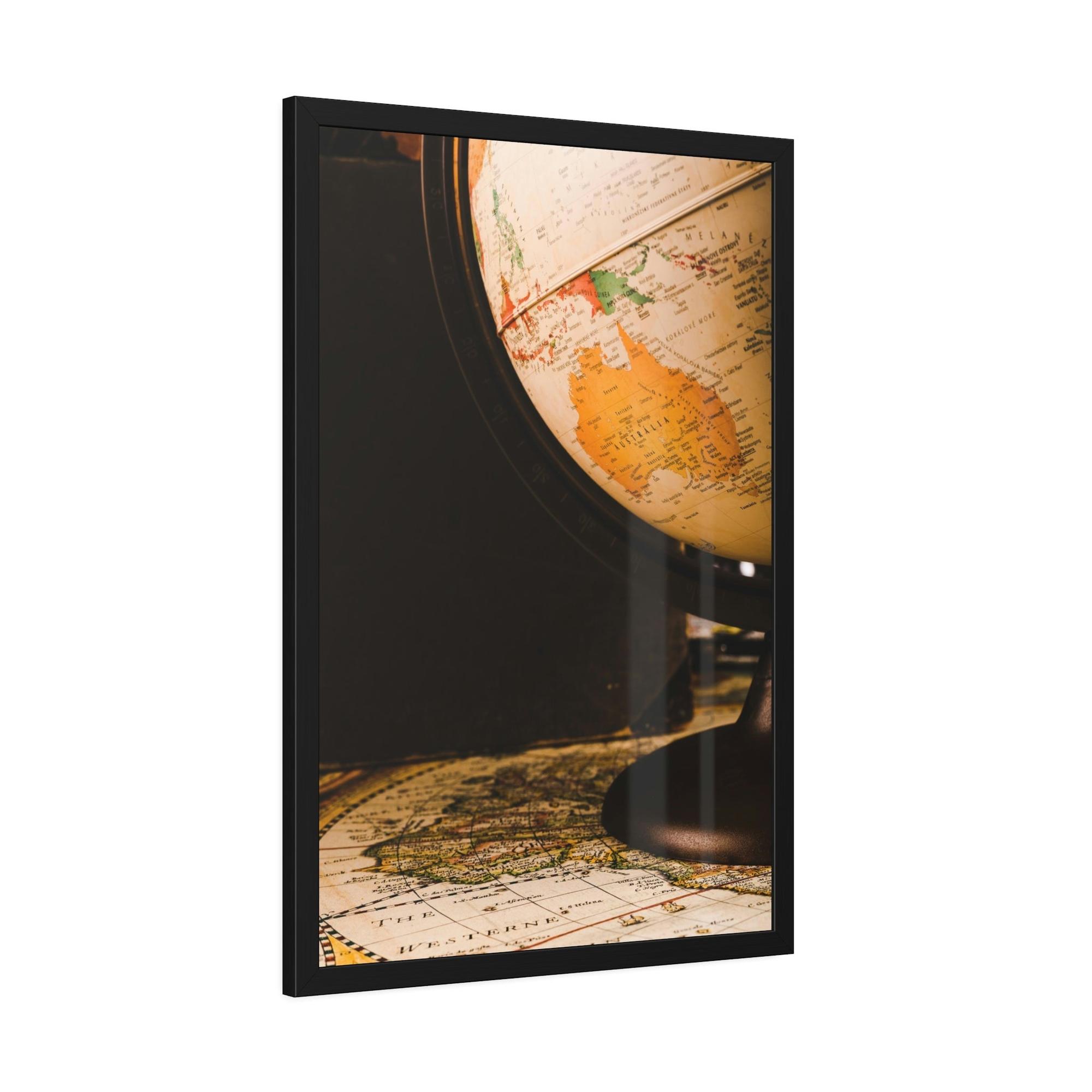 Maps Mapping the Globe: An Artistic Spin on a Classic World Map Globe