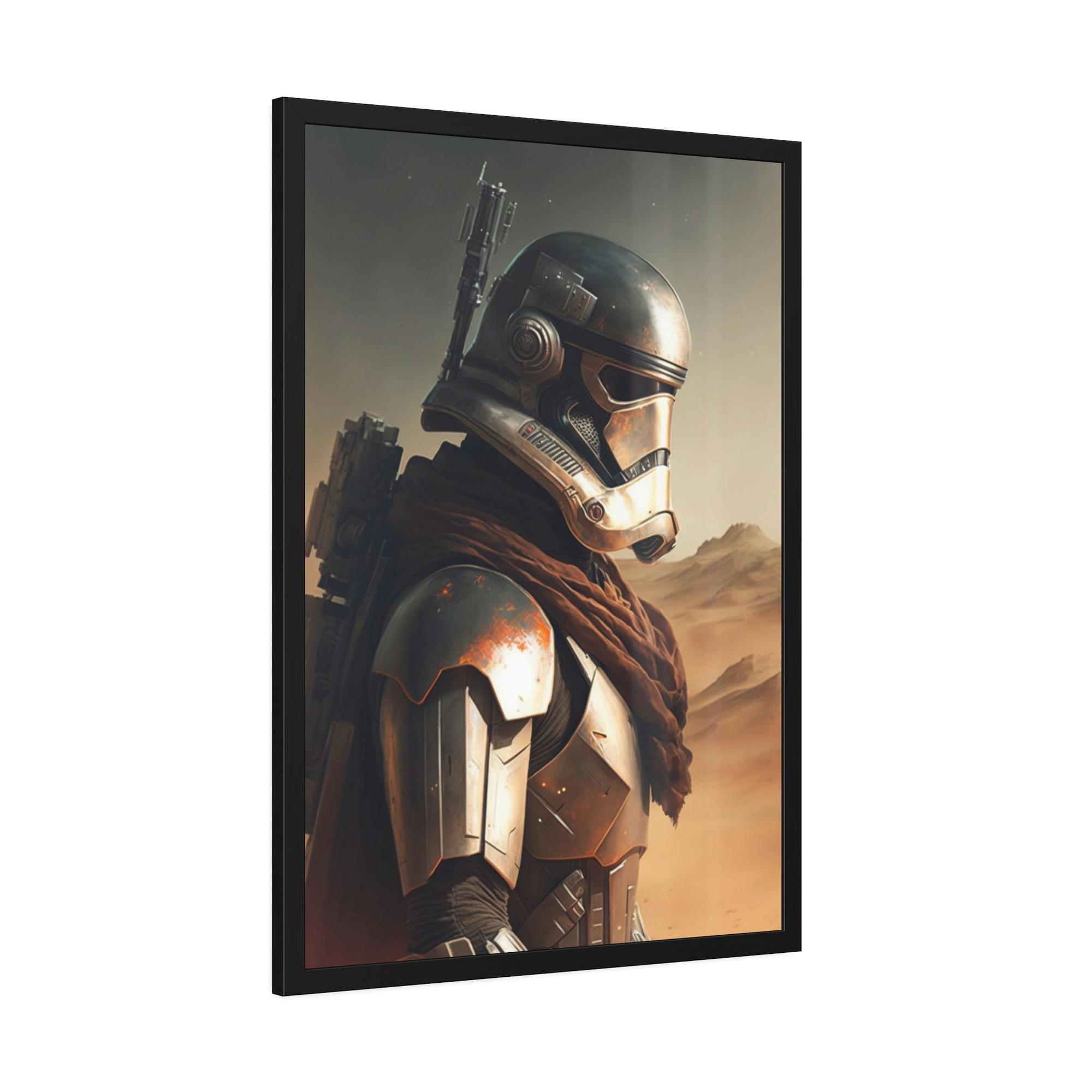 Star Wars Galactic Empire Rises: Poster & Canvas Print of Star Wars Art