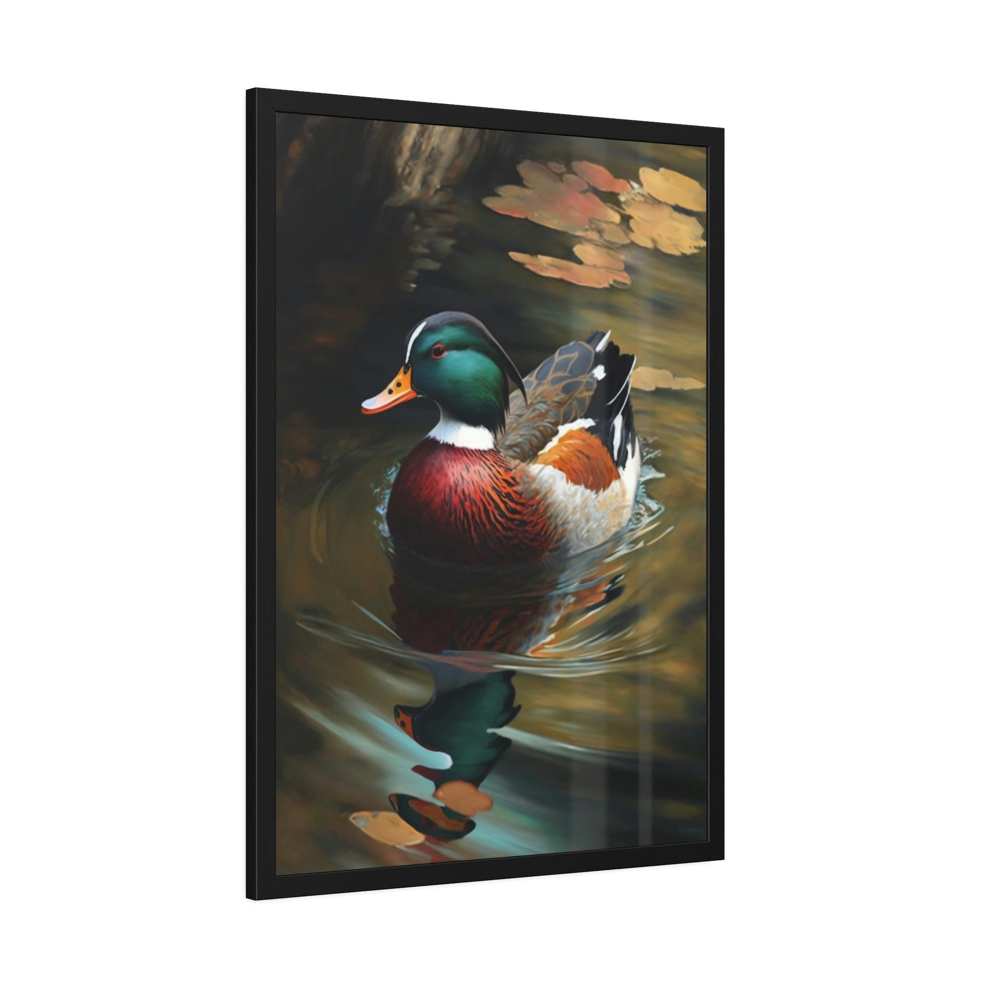 Ducks Reflections of Nature: An Artistic Rendering of Ducks