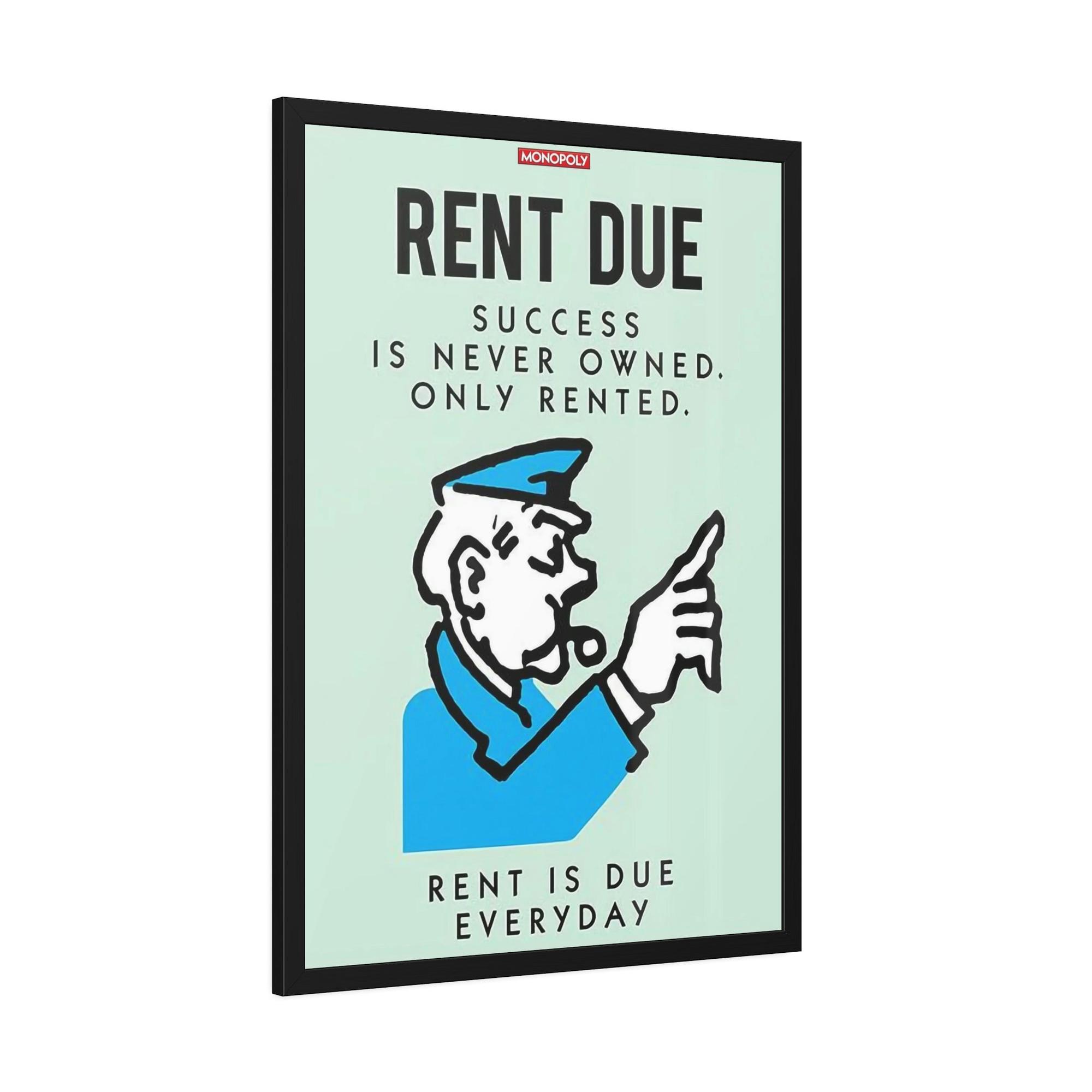 Monopoly & Motivation Money Meets Inspiration: Alec Monopoly's Quote Art on High-Quality Canvas