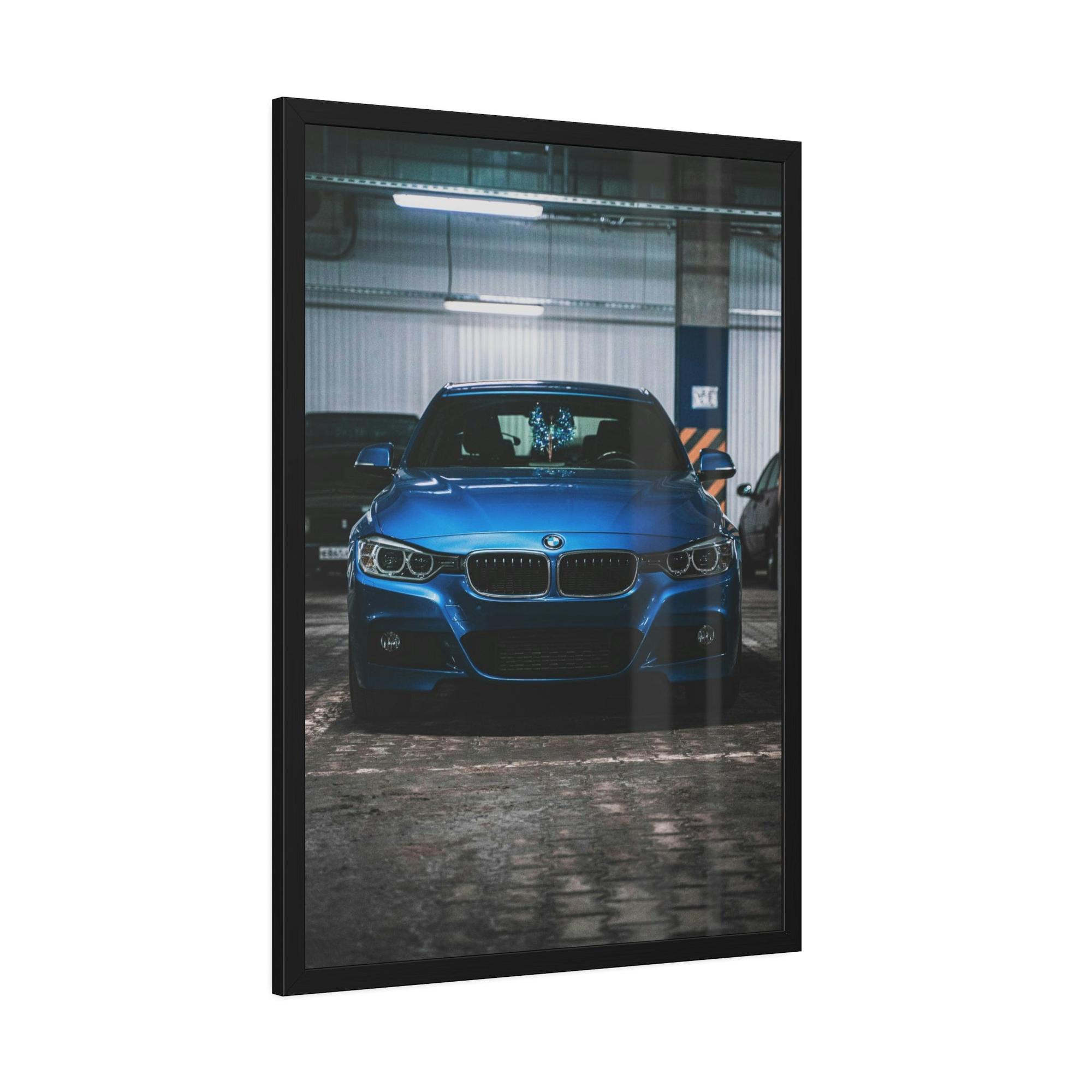 Bmw BMW's Signature Style: Modern Framed Canvas Print for Your Home