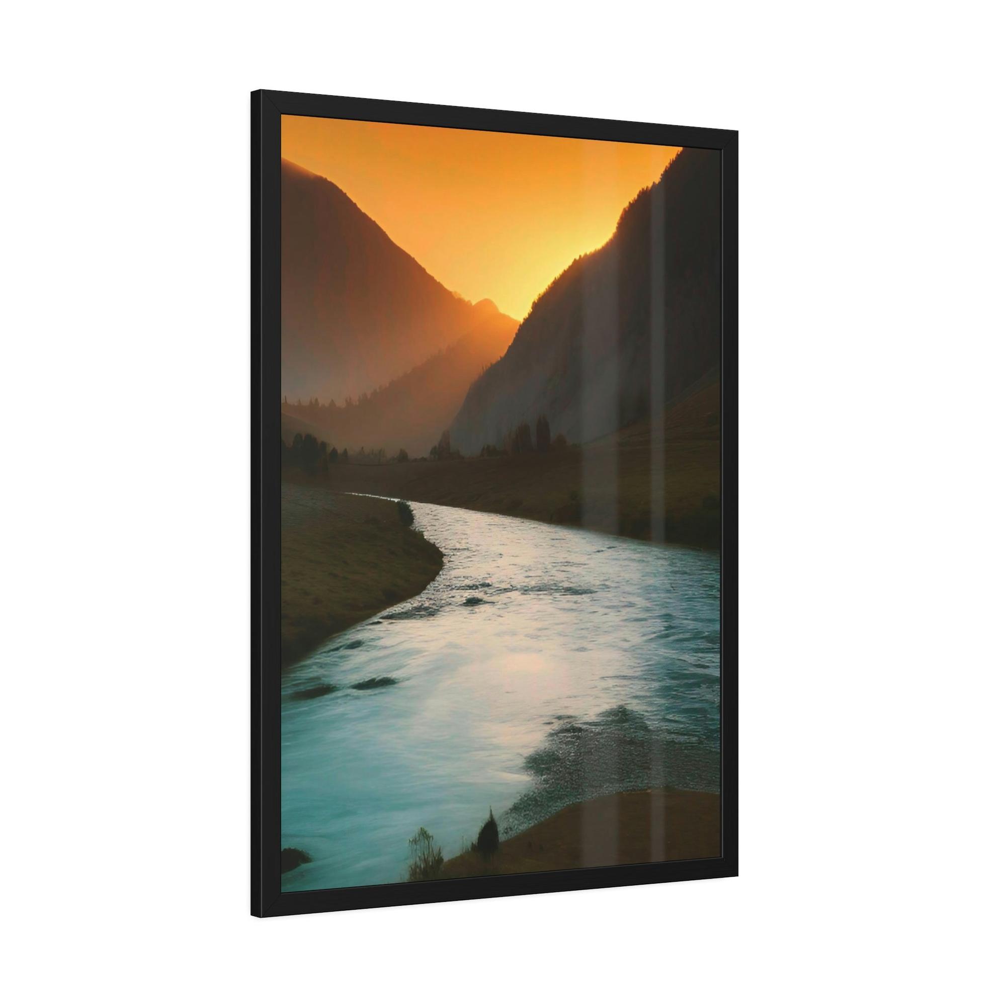 Lakes And Rivers River Reflections: Wall Art and Canvas Print of Lakes and Rivers