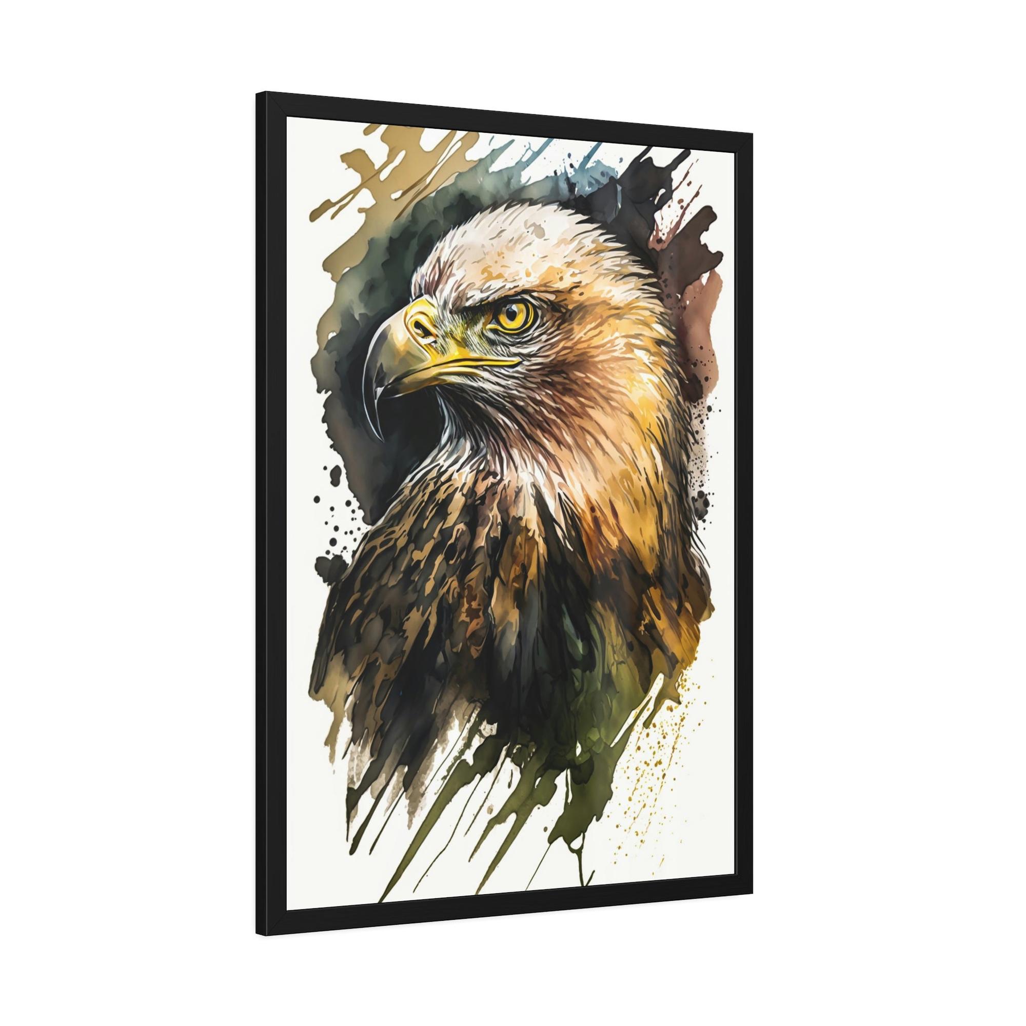 Eagles Eagle's Gaze: Poster & Canvas Capturing the Intensity of these Regal Birds