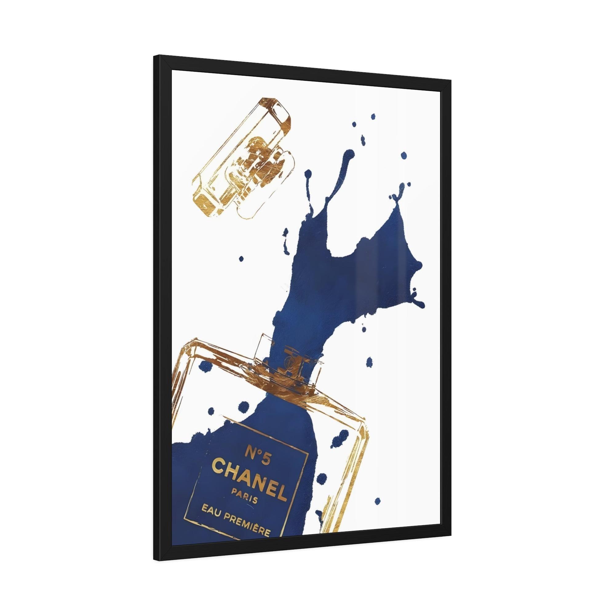 Chanel Framed Elegance: Celebrating Chanel's Iconic Influence on Canvas & Poster