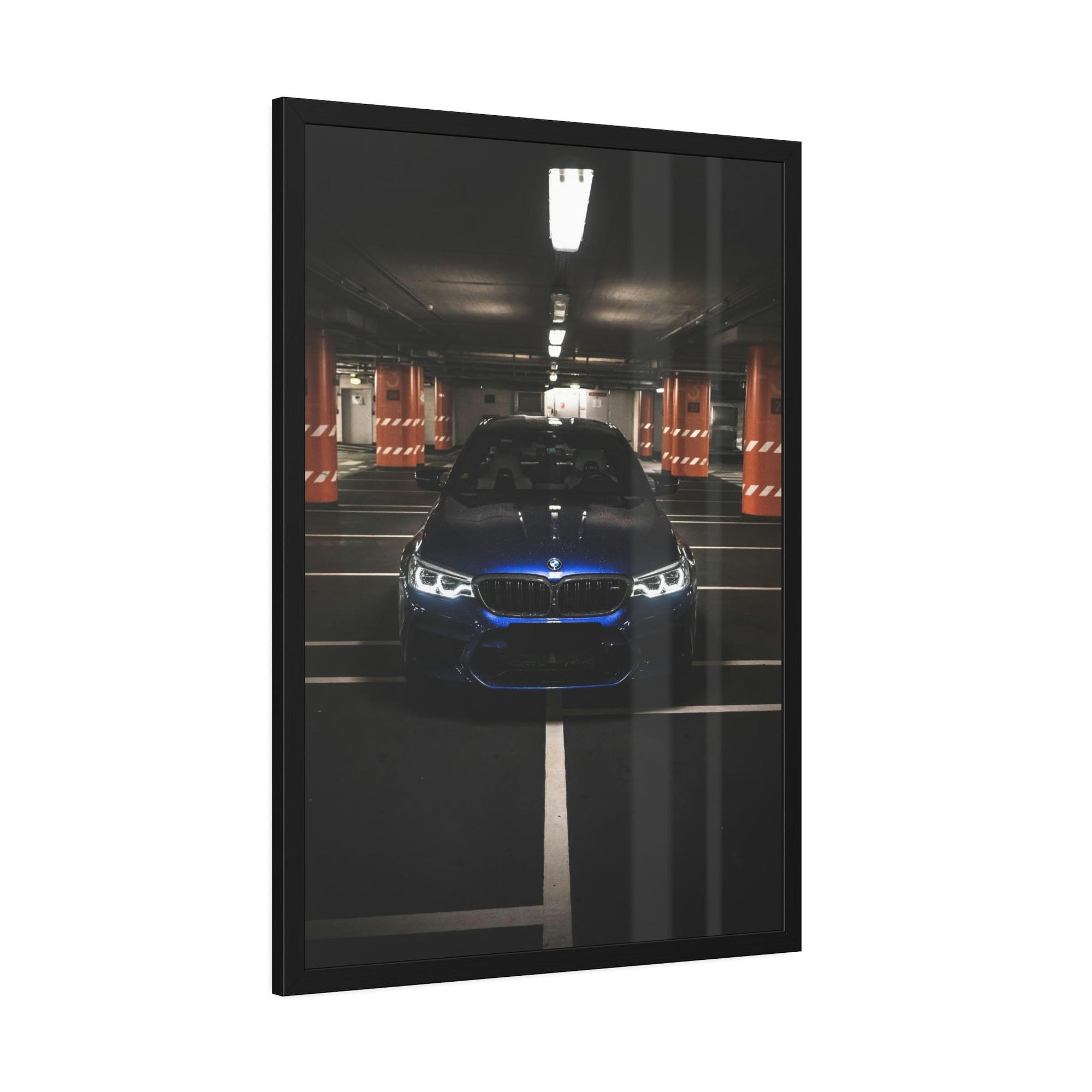 Bmw The Power of BMW: High-Quality Art Print on Natural Canvas & Poster
