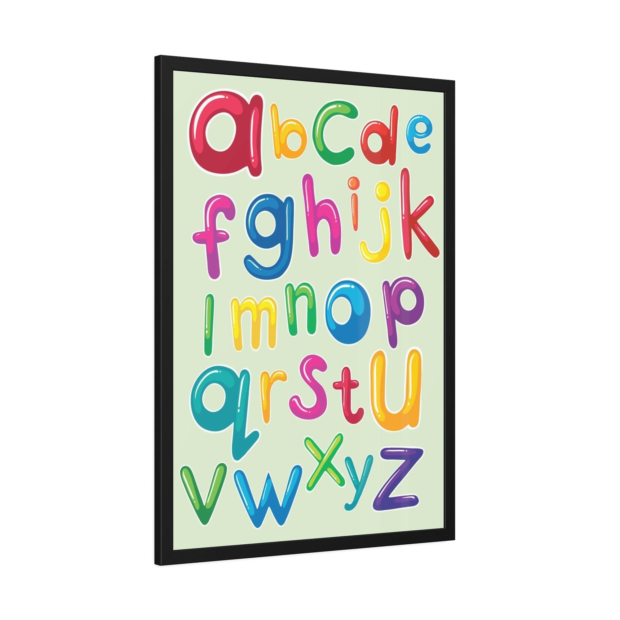 For Kids Fun and Whimsical: Colorful Framed Canvas and Posters for Kids' Rooms