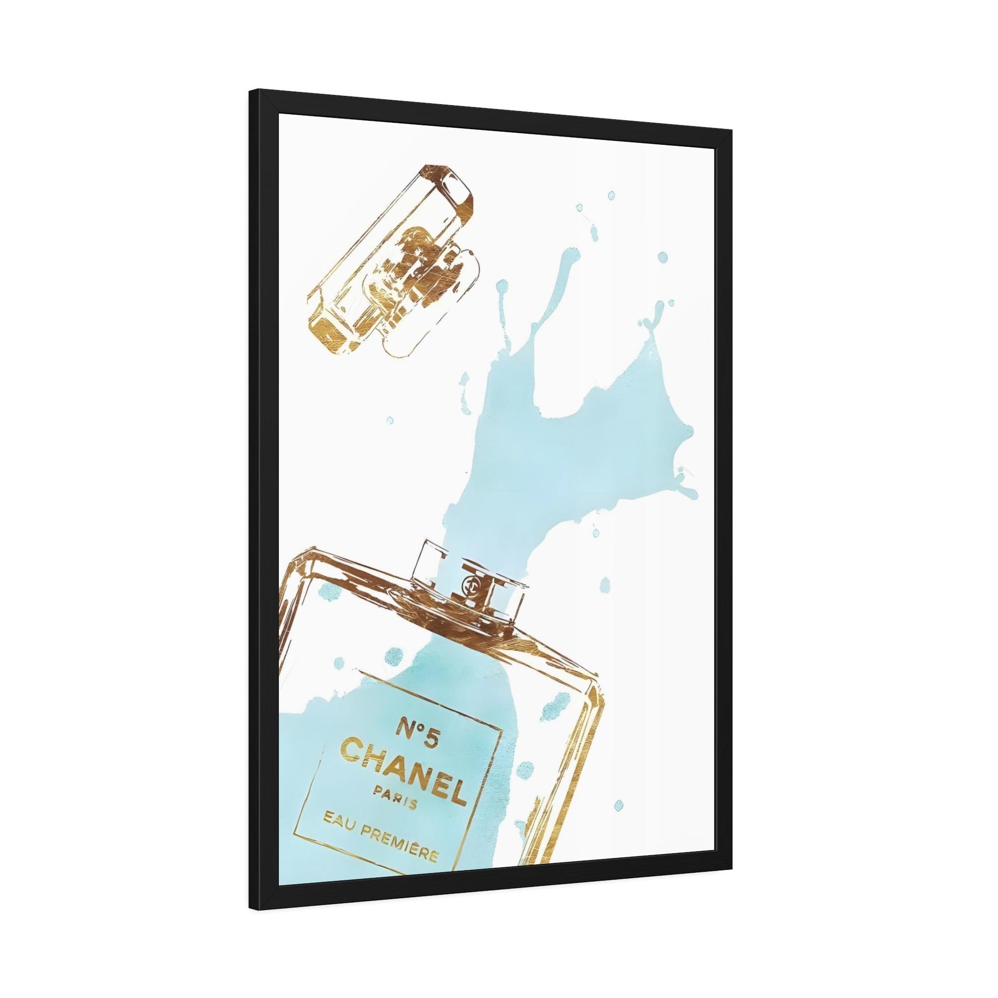 Chanel Chic Simplicity: Canvas & Poster Wall Art with a Chanel Flair