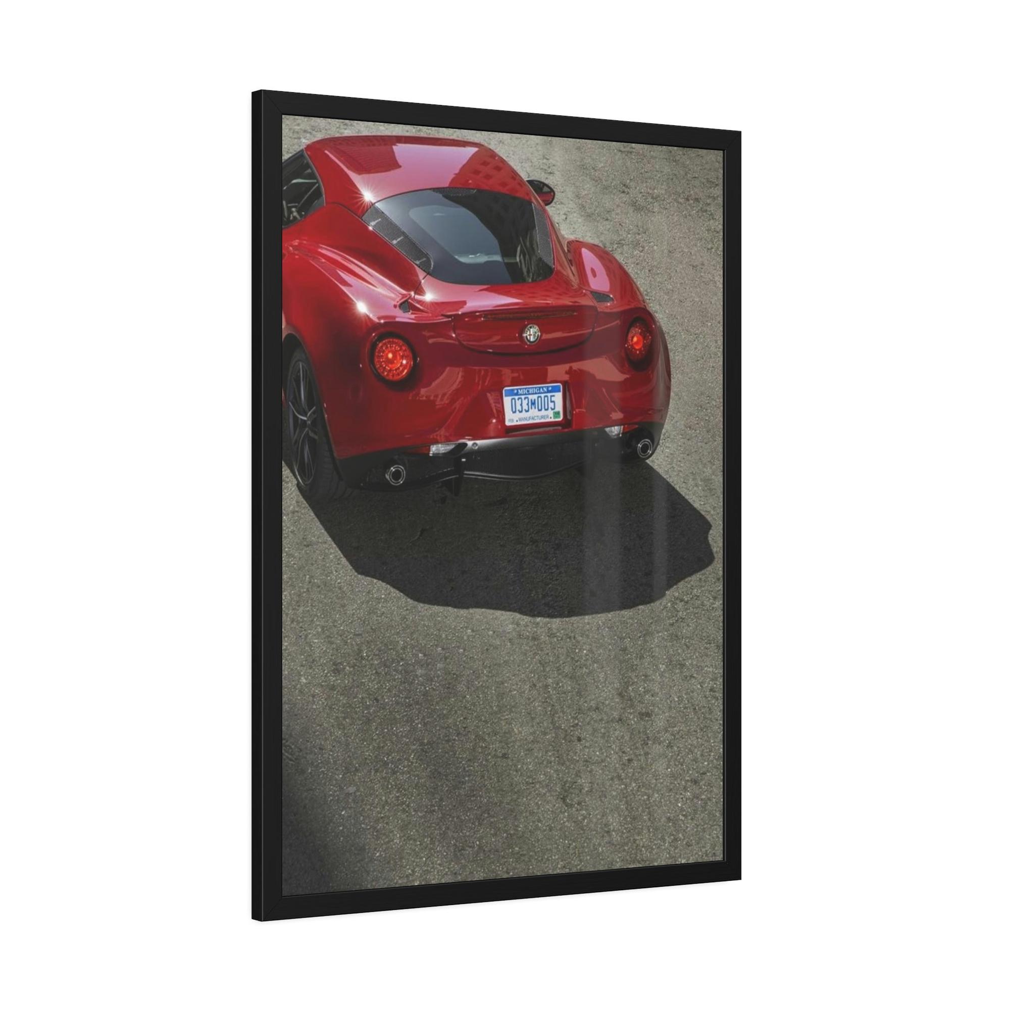 Alfa Romeo Speed and Grace: A Wall Art Print of an Alfa Romeo in Motion