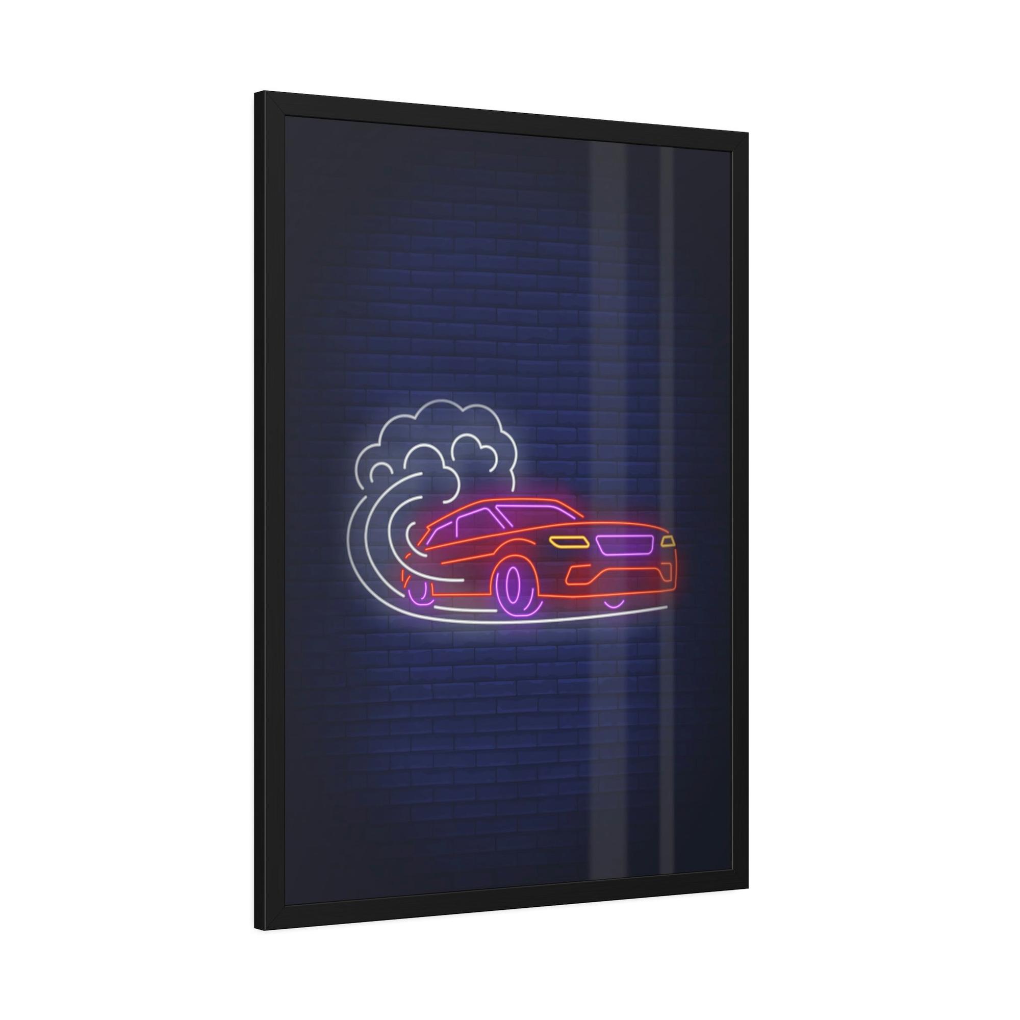 Neon Enchanted by Neon Nights: Premium Canvas Prints for Exquisite Wall Decor
