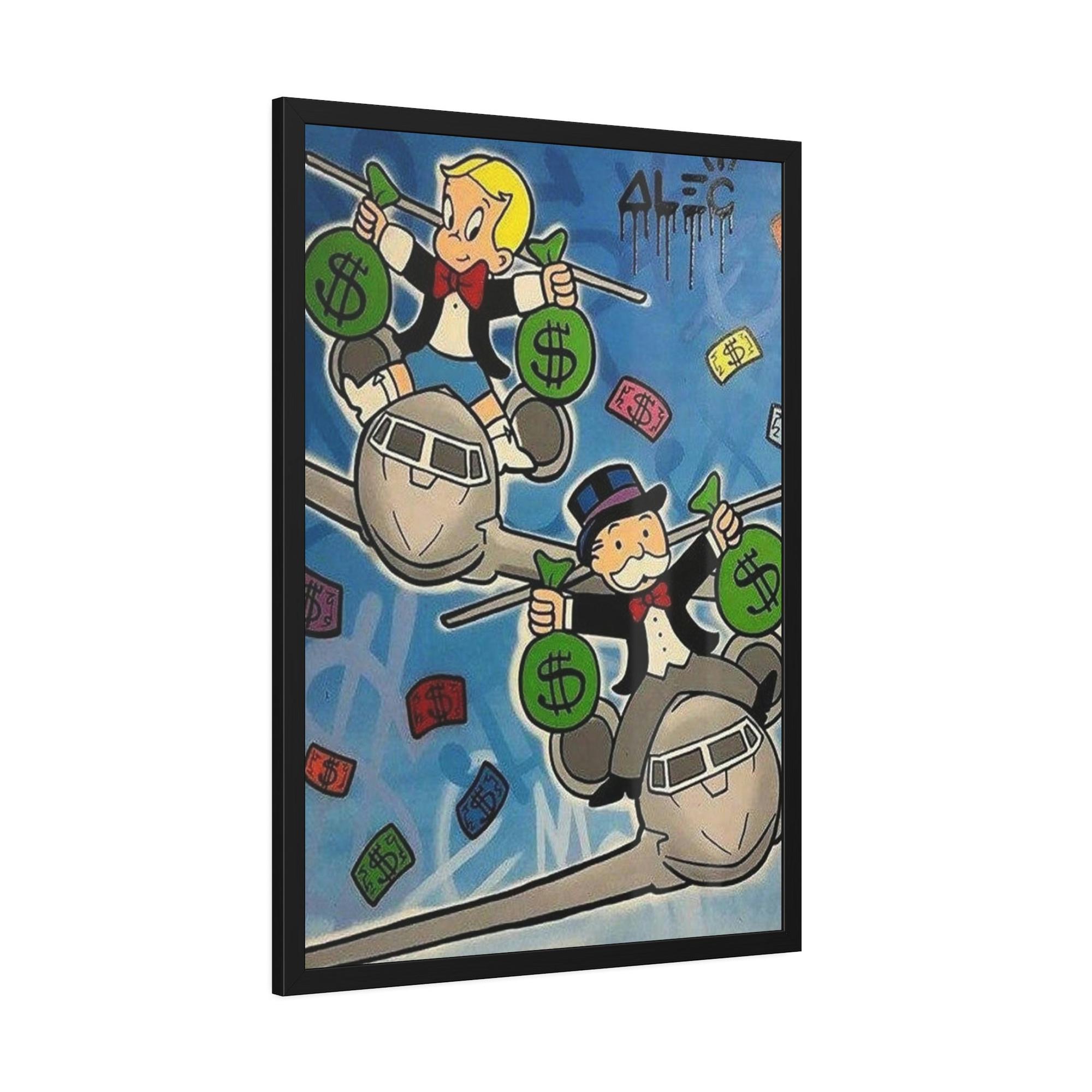 Monopoly & Motivation Colorful and Bold: Alec Monopoly Poster & Canvas Prints for an Eye-Catching Decor