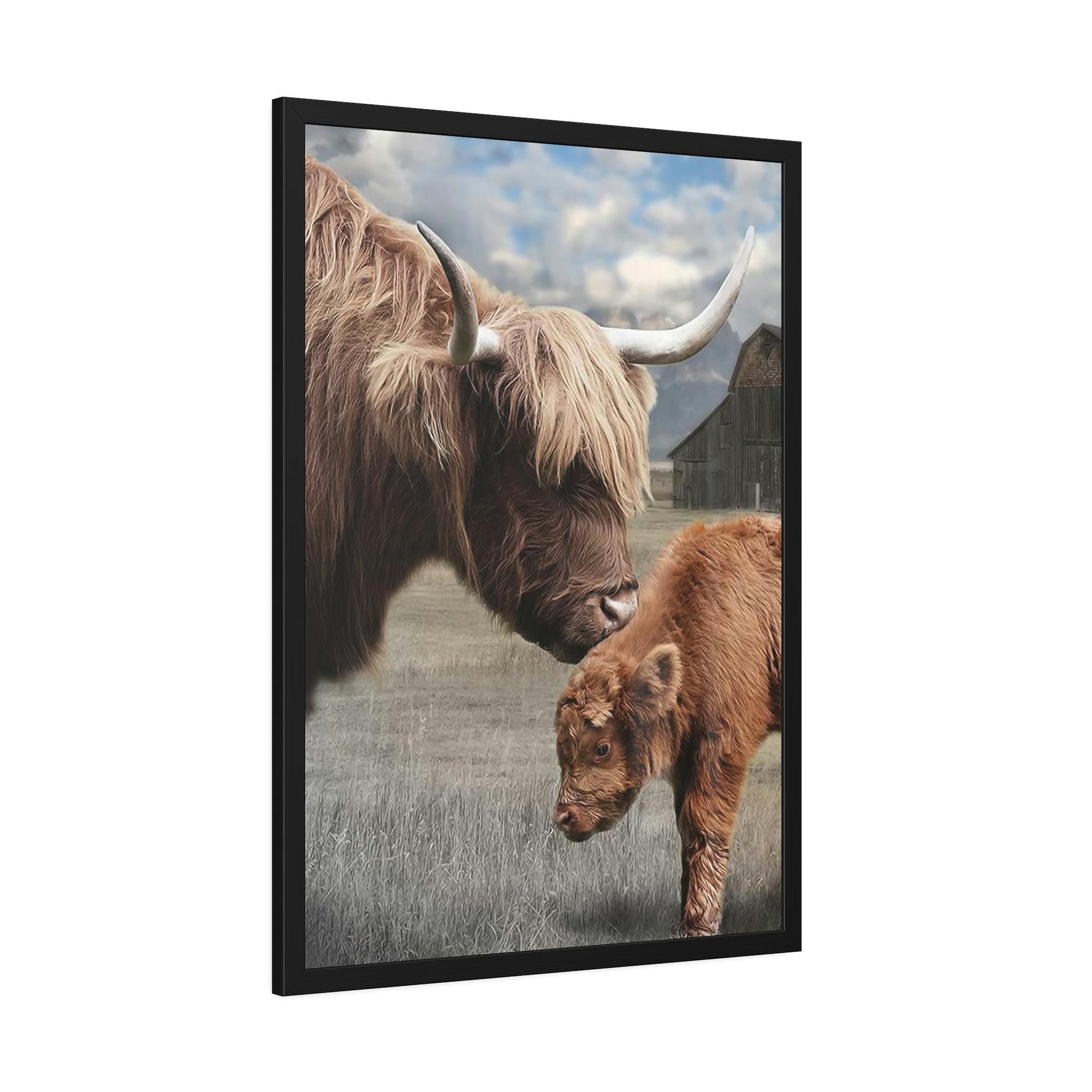 Highland Cow Highland Cow | Shaggy Cows Art — Pixoram