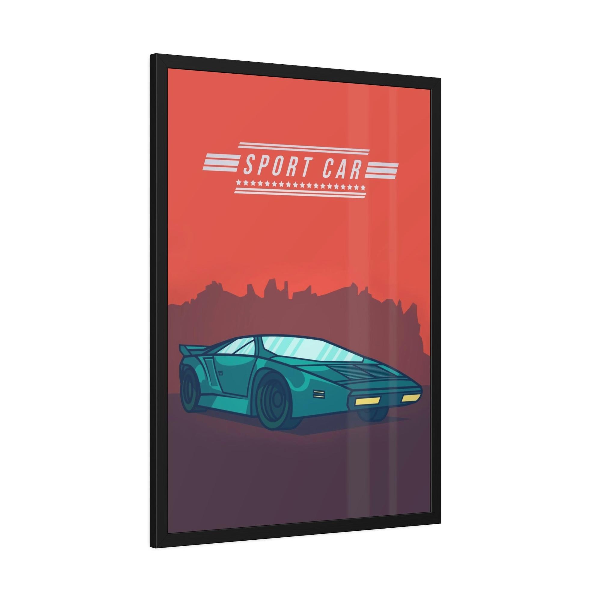 Lamborghini Sport Car Wall Art: Lamborghini Framed Poster & Canvas Print