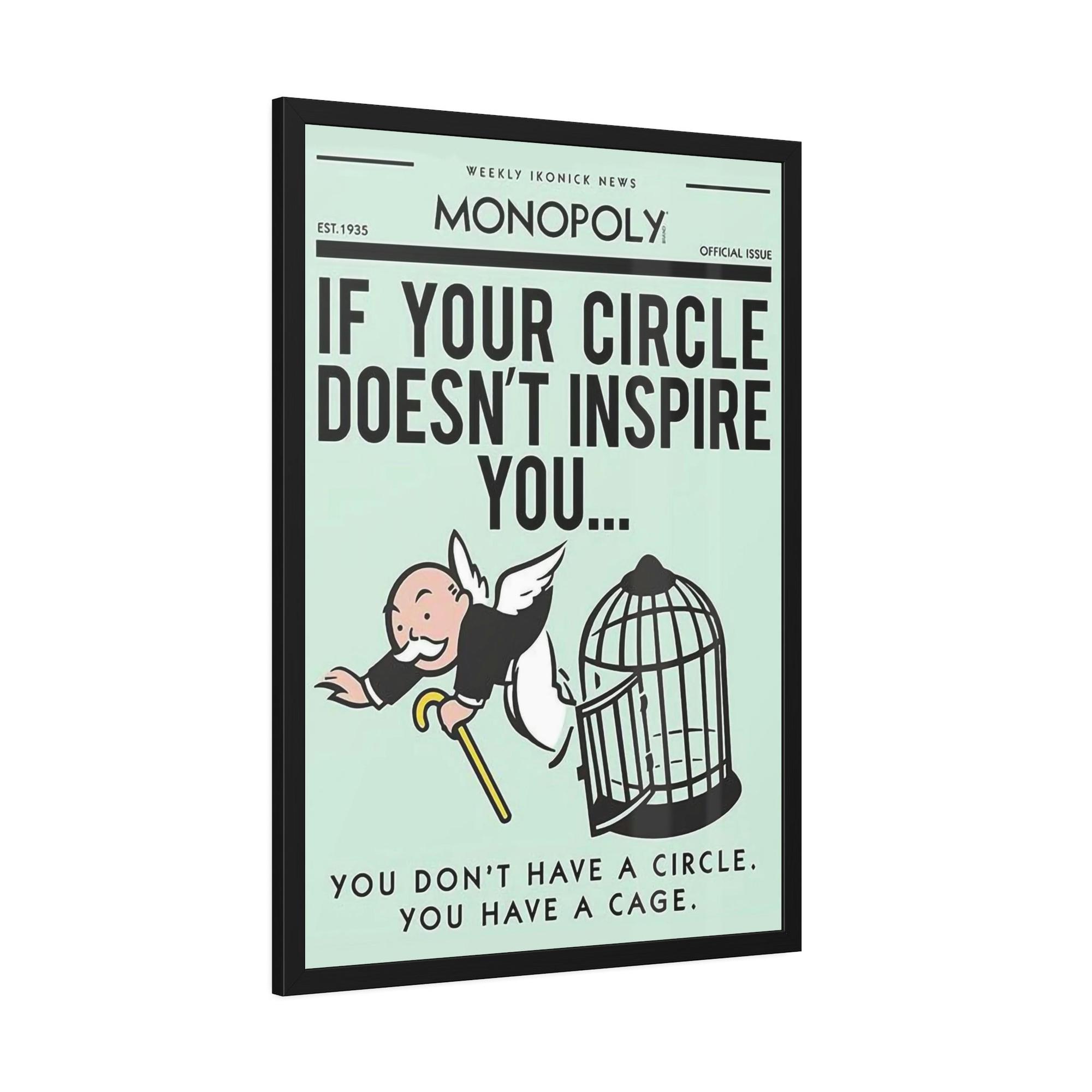 Monopoly & Motivation Colorful Quote Art: Alec Monopoly's Framed Canvas and Print Collection