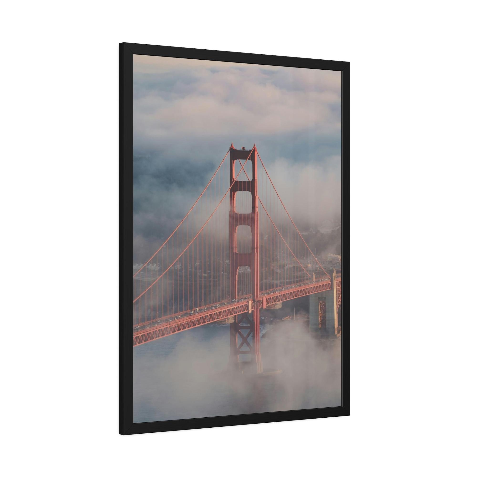Bridge Majestic Bridge in the City: Impressive Wall Art for Your Home or Office