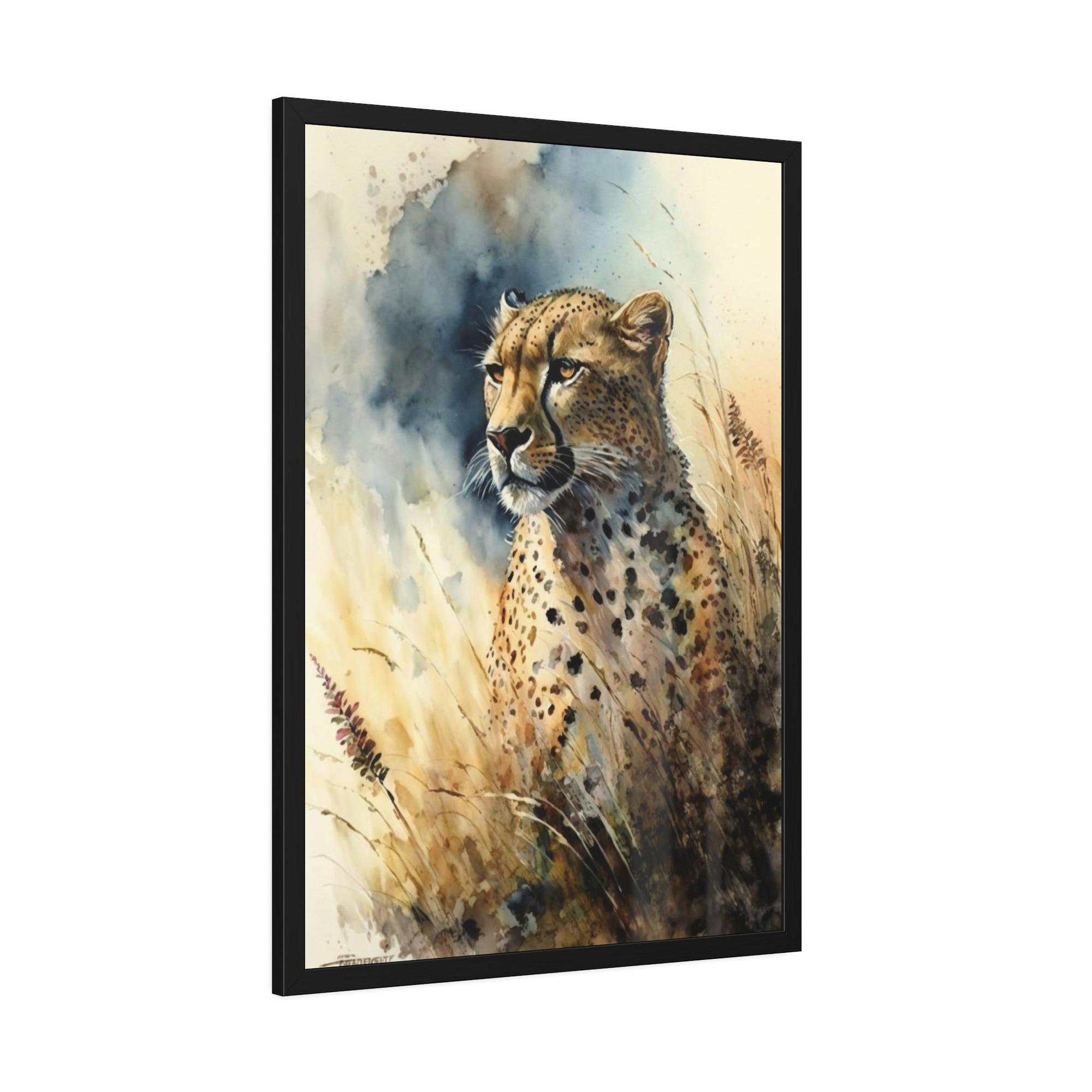undefined Graceful Movement: Cheetahs on Stunning Wall Canvas