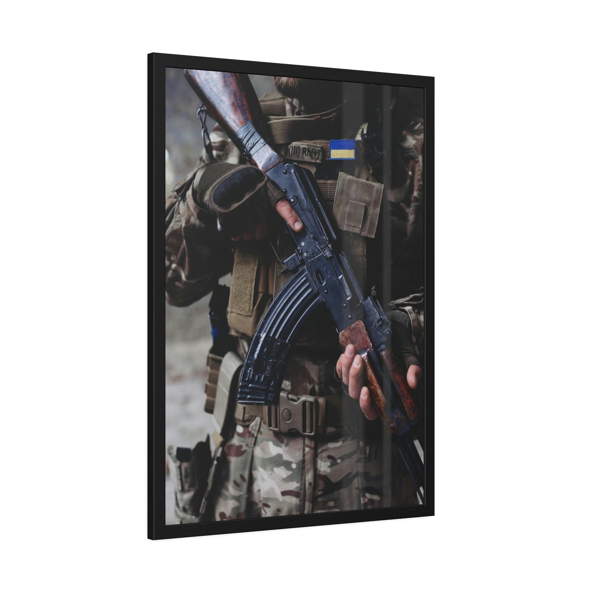 Army Armed and Dangerous: High-Quality Poster of Modern Army Weapons