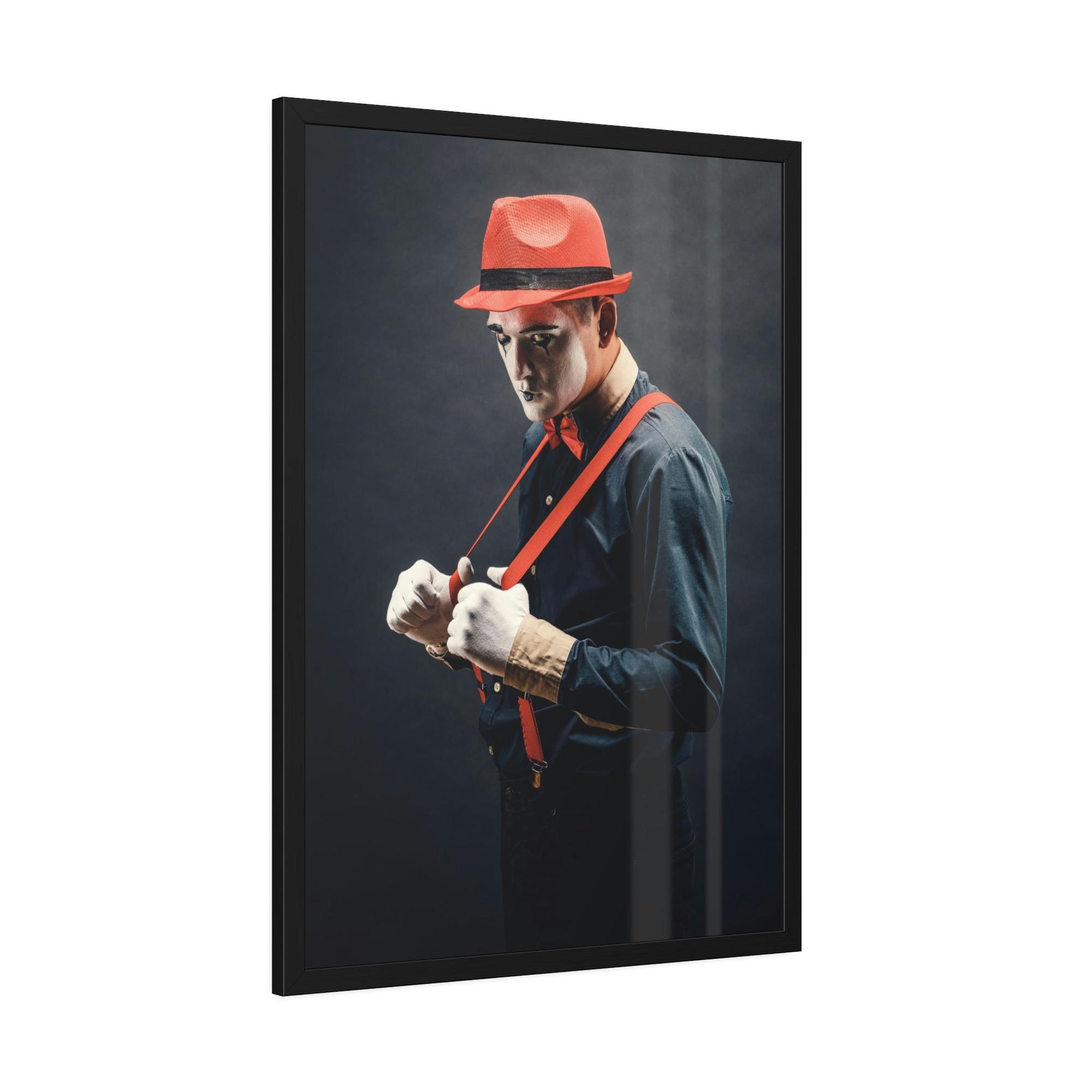 Comedians The Comedian's Art: Captivating Print on Framed Canvas for Your Home