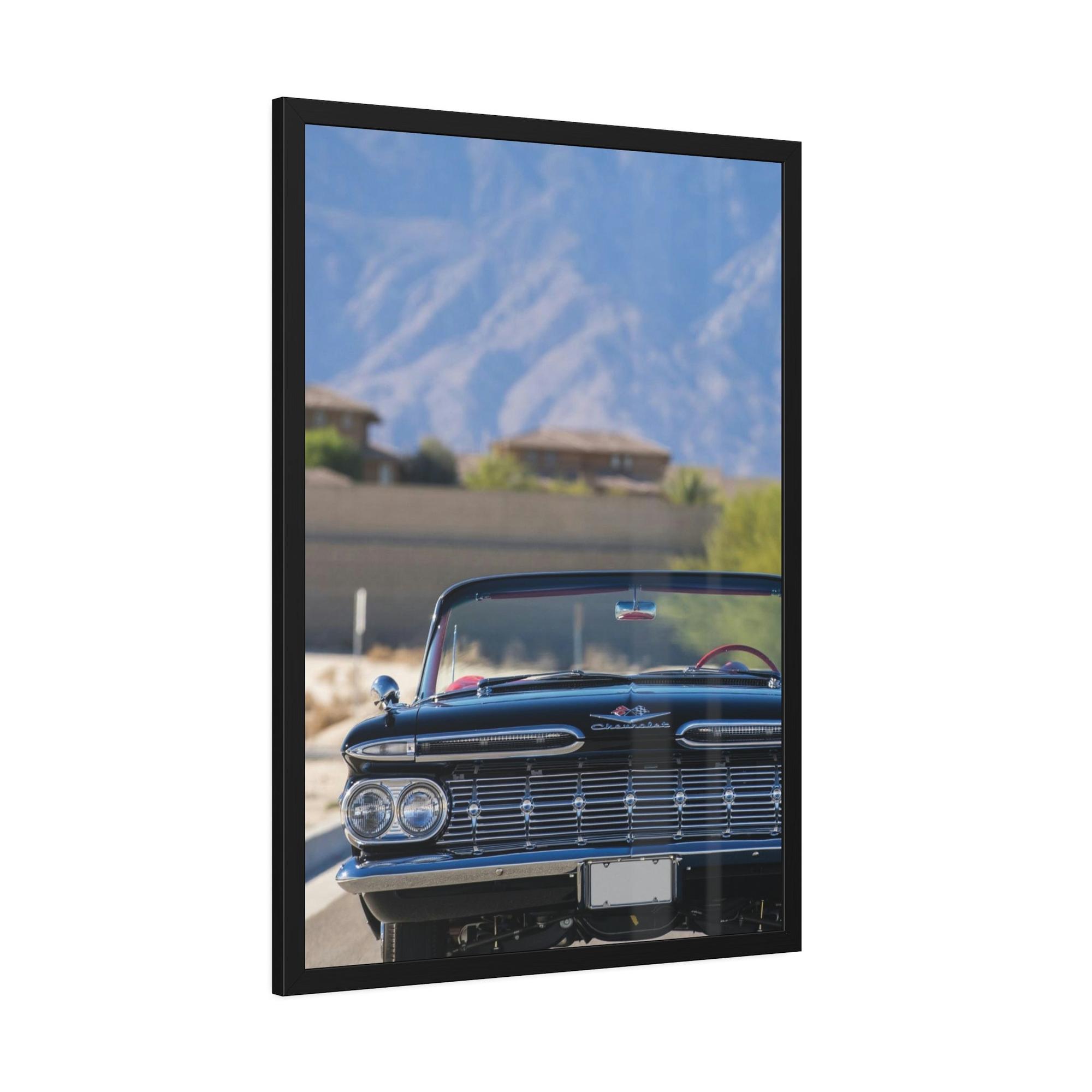 Chevrolet Vintage Chevrolet: Print on Canvas for Retro Decor