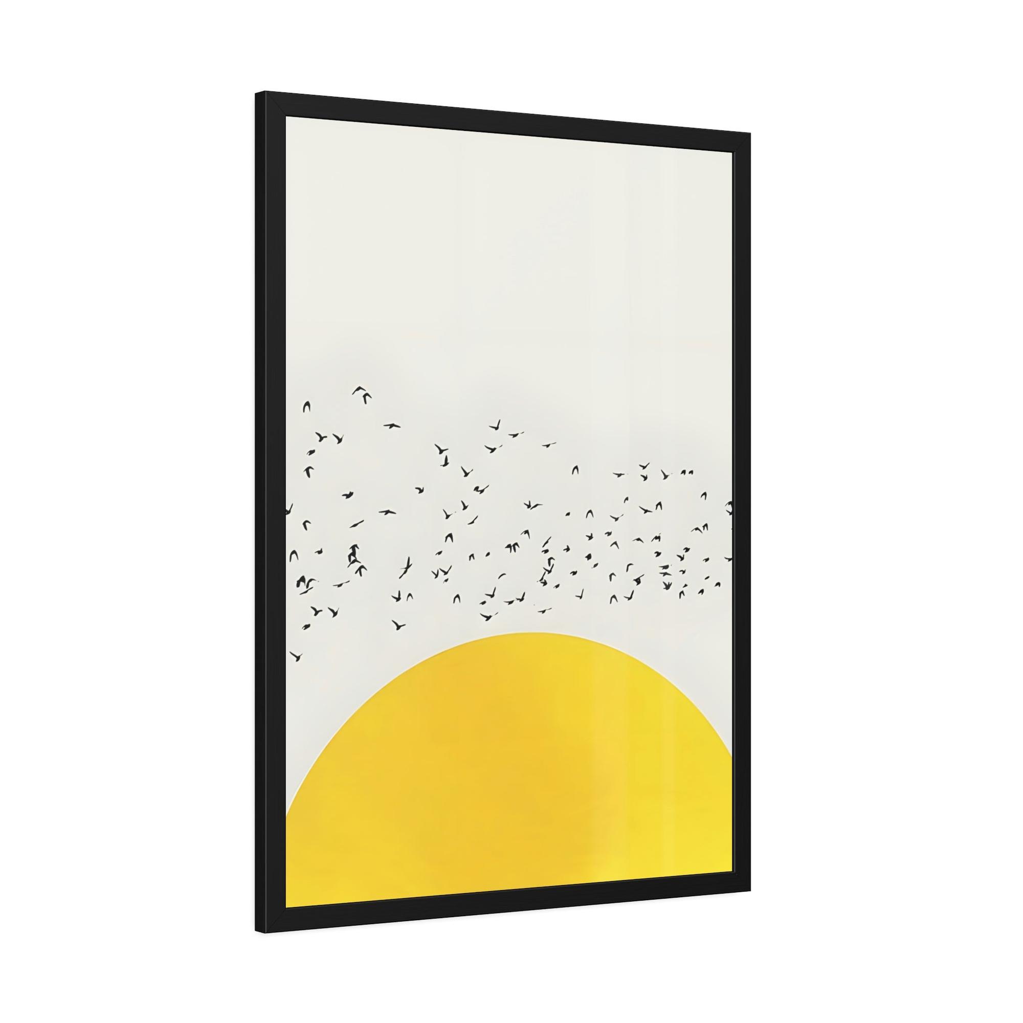undefined Yellow Symphony: An Elegant and Beautiful Canvas Art Print and Framed Poster of Yellow Color