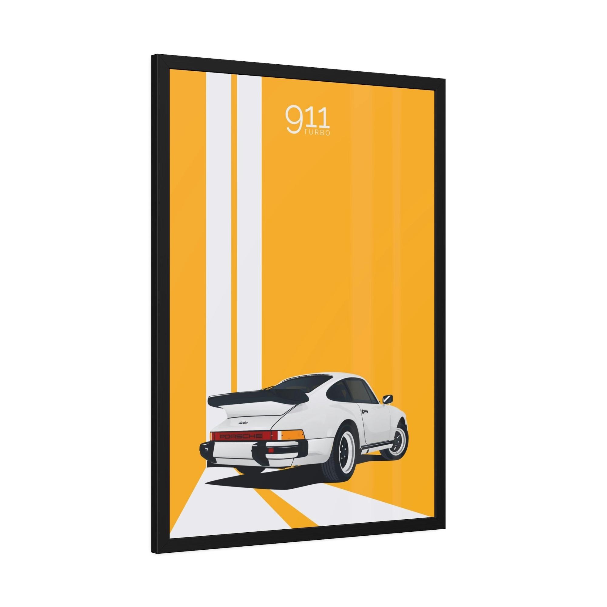Porsche Racing with Style: A Canvas & Poster Print of Porsche's Sleek Lines in Action