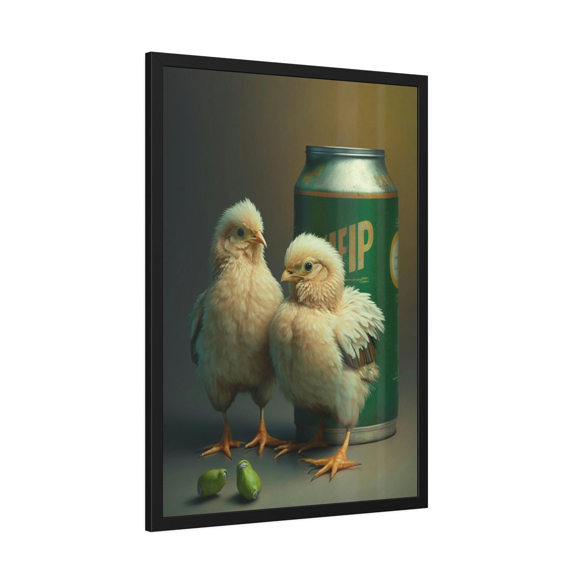 Chickens Feathered Friends: Natural Canvas with Adorable Chicken Portraits