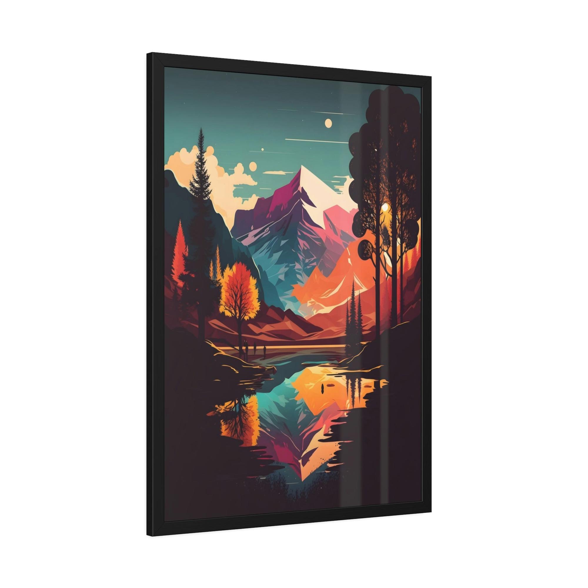 Lakes And Rivers The Magic of Lakes and Rivers: Natural Canvas Wall Art of Enchanting Scenery