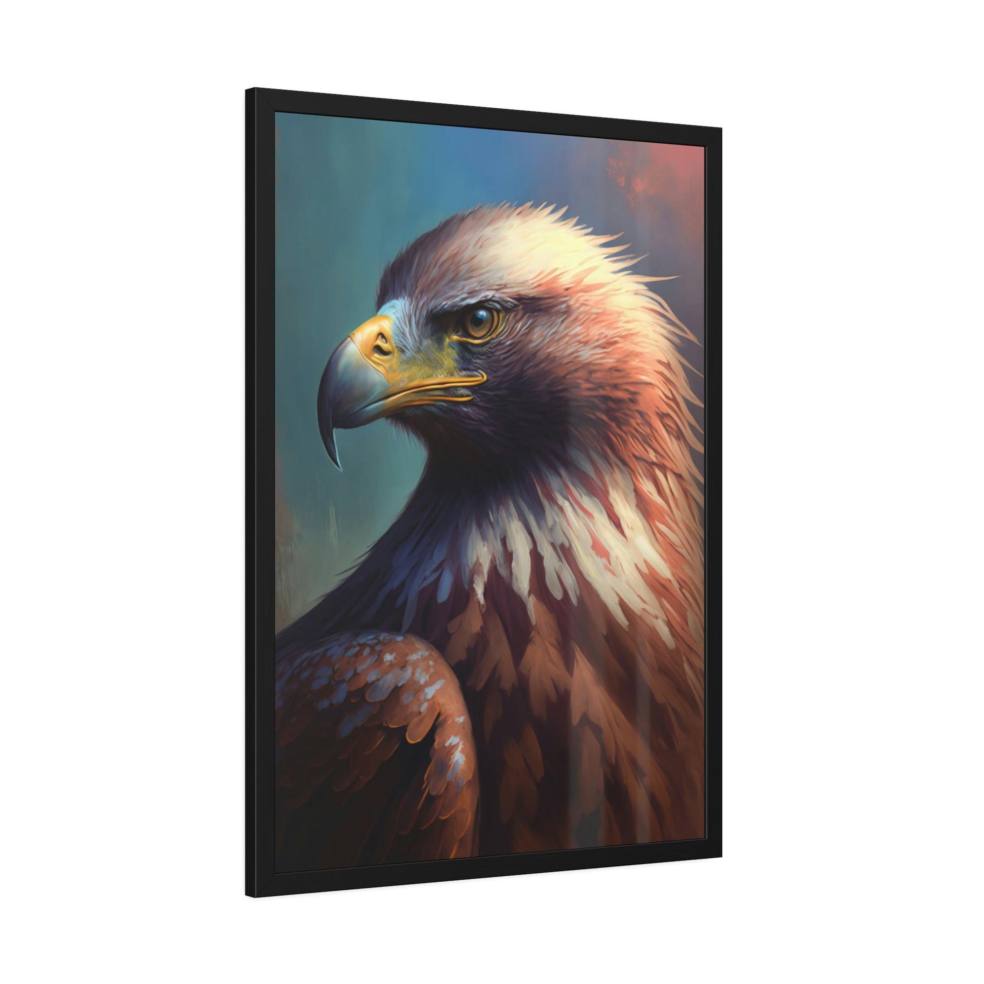 Eagles Soaring Solitude: Majestic Eagles Grace the Natural Canvas