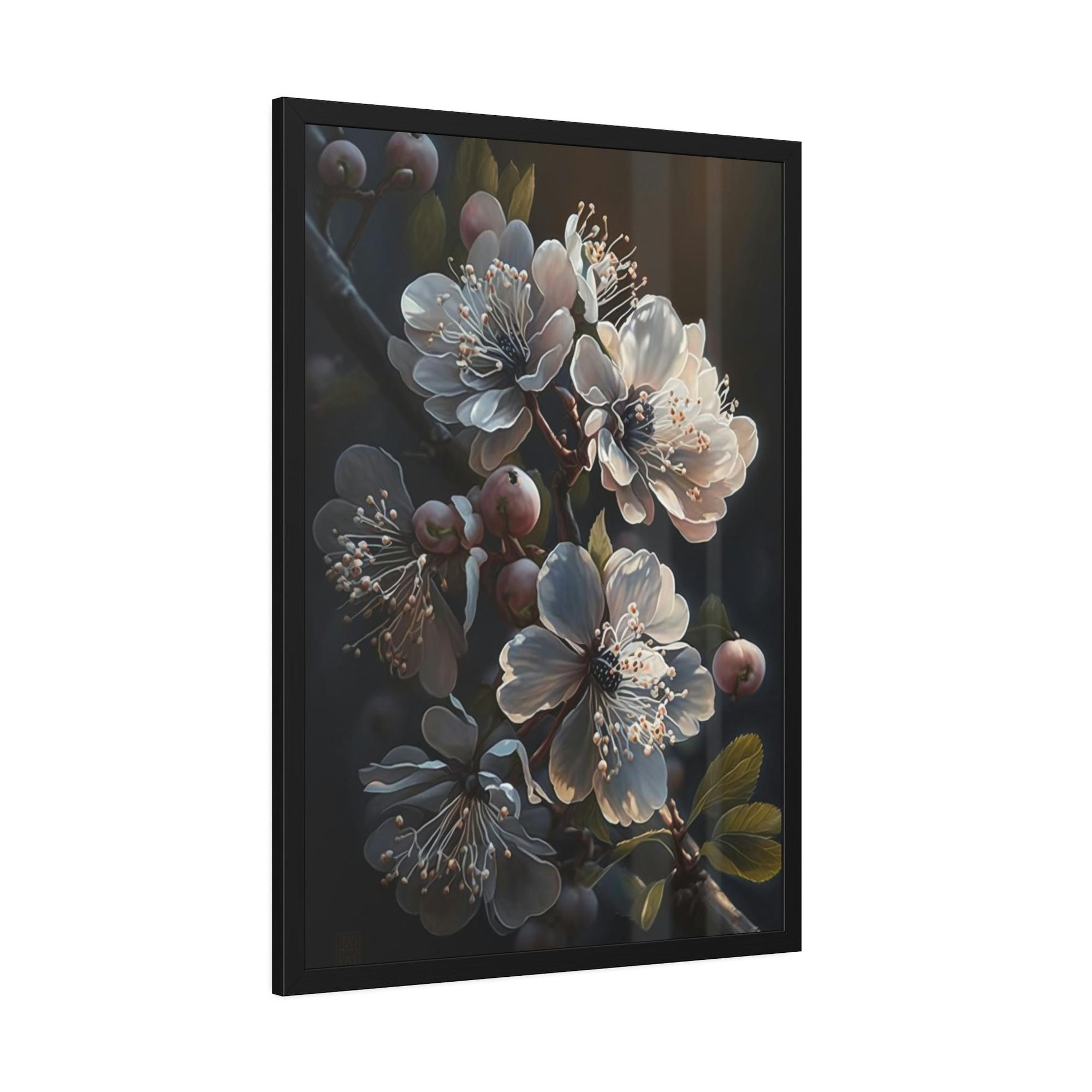 Cherry Blossoms Graceful Charm: Cherry Blossoms on High-Quality Print