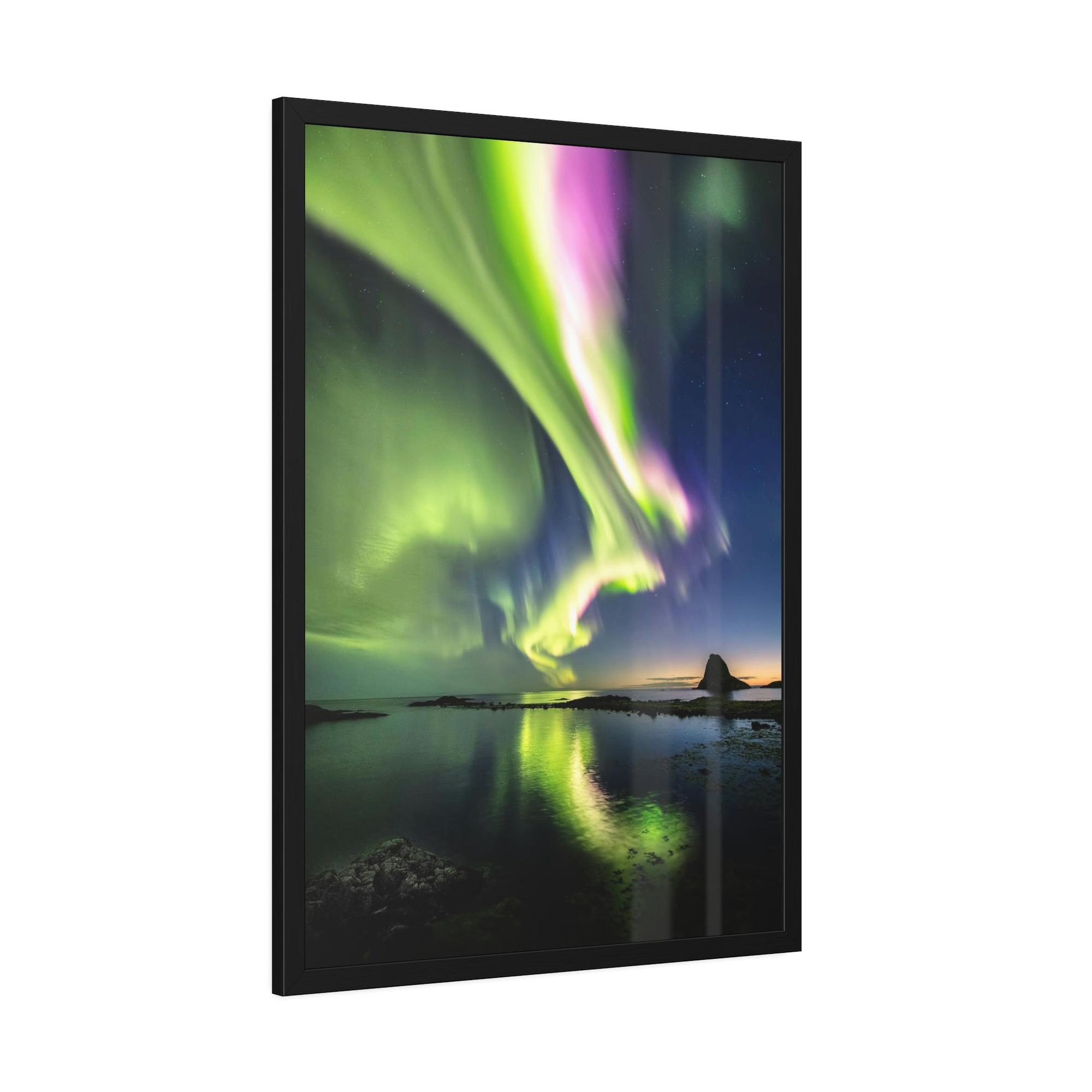 Aurora Borealis Aurora Borealis Dreams: Stunning Framed Canvas Print for Your Home