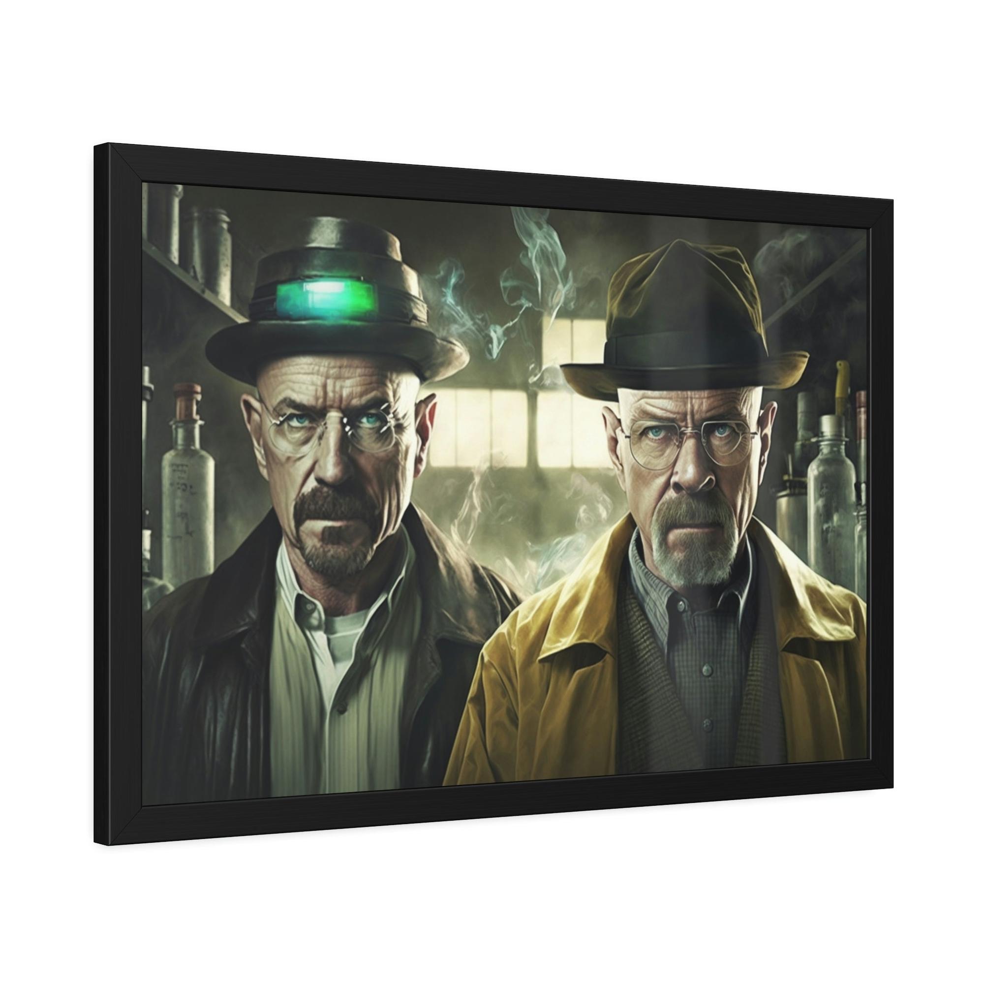 Breaking Bad Heisenberg's Legacy: Iconic Breaking Bad Artwork on Canvas