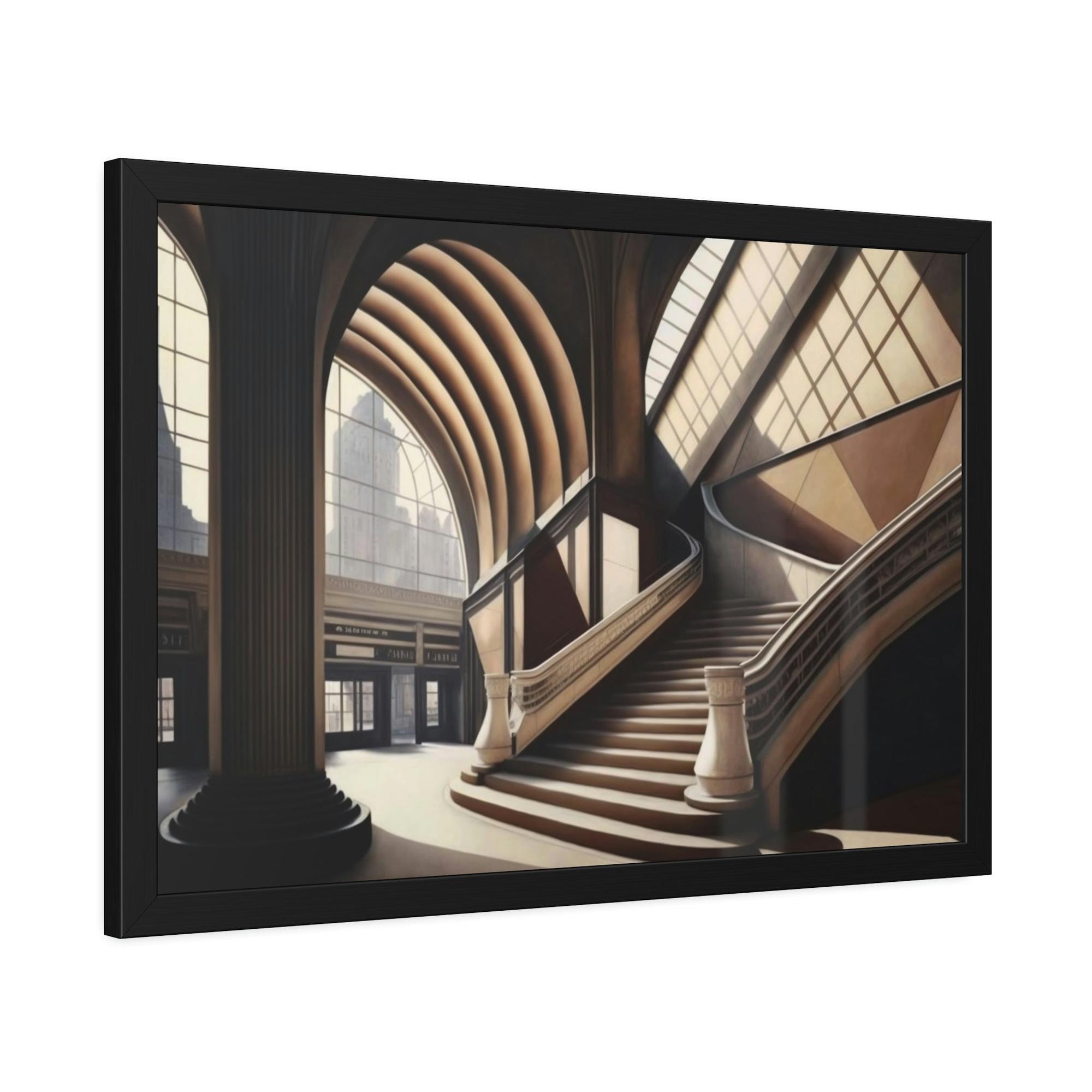 Architecture Enchanting Cityscape: Captivating Architecture on Natural Canvas & Poster