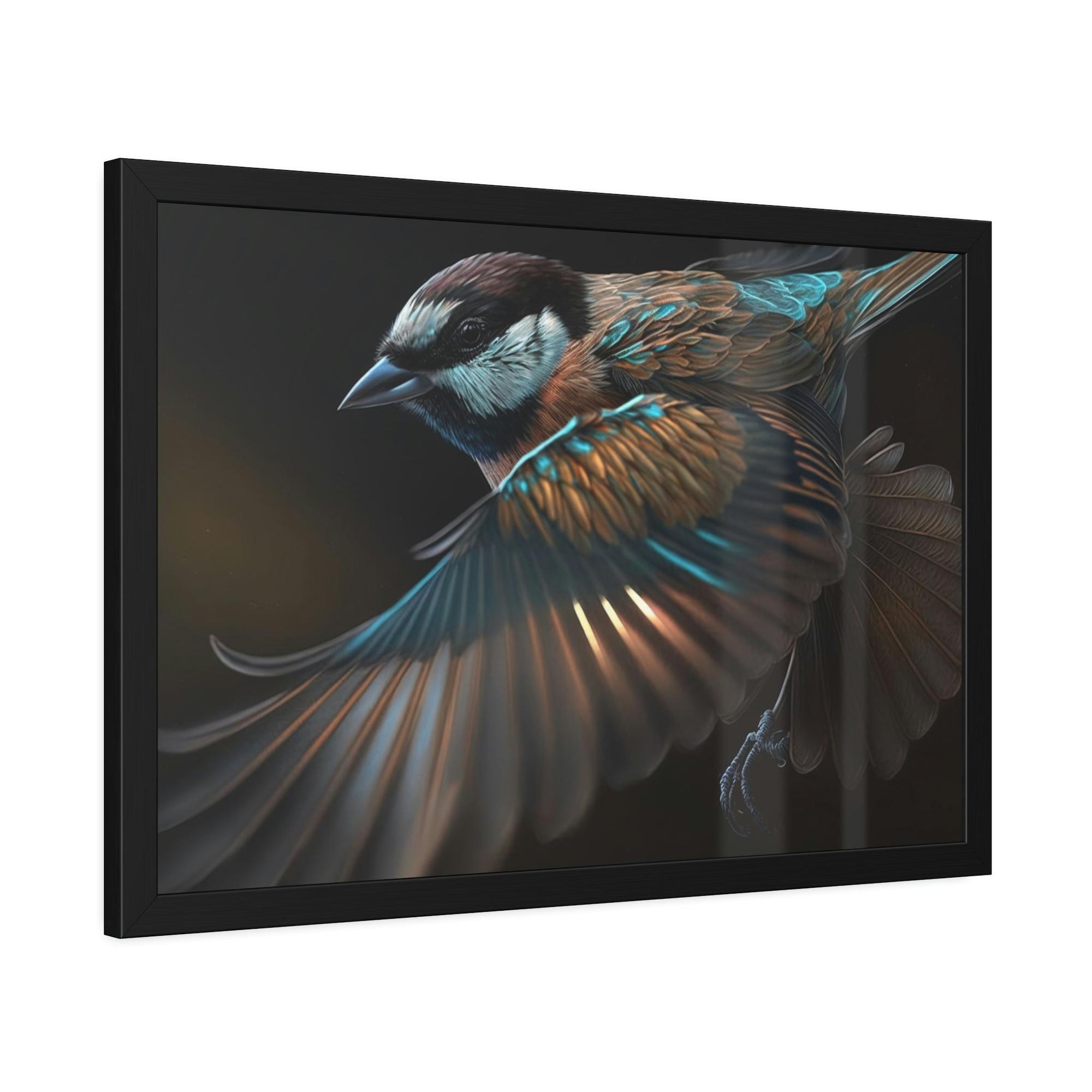 Birds The Majesty of Nature: A Framed Poster & Canvas Print of a Bird
