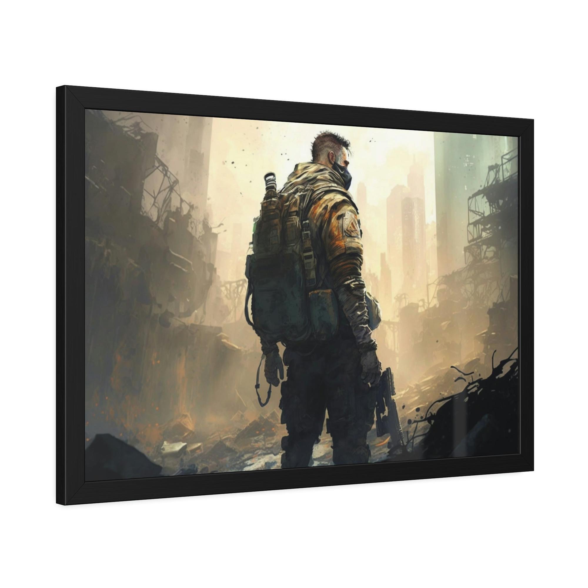 Call Of Duty Warzone Heroes: Natural Canvas and Print on Canvas Call of Duty Art