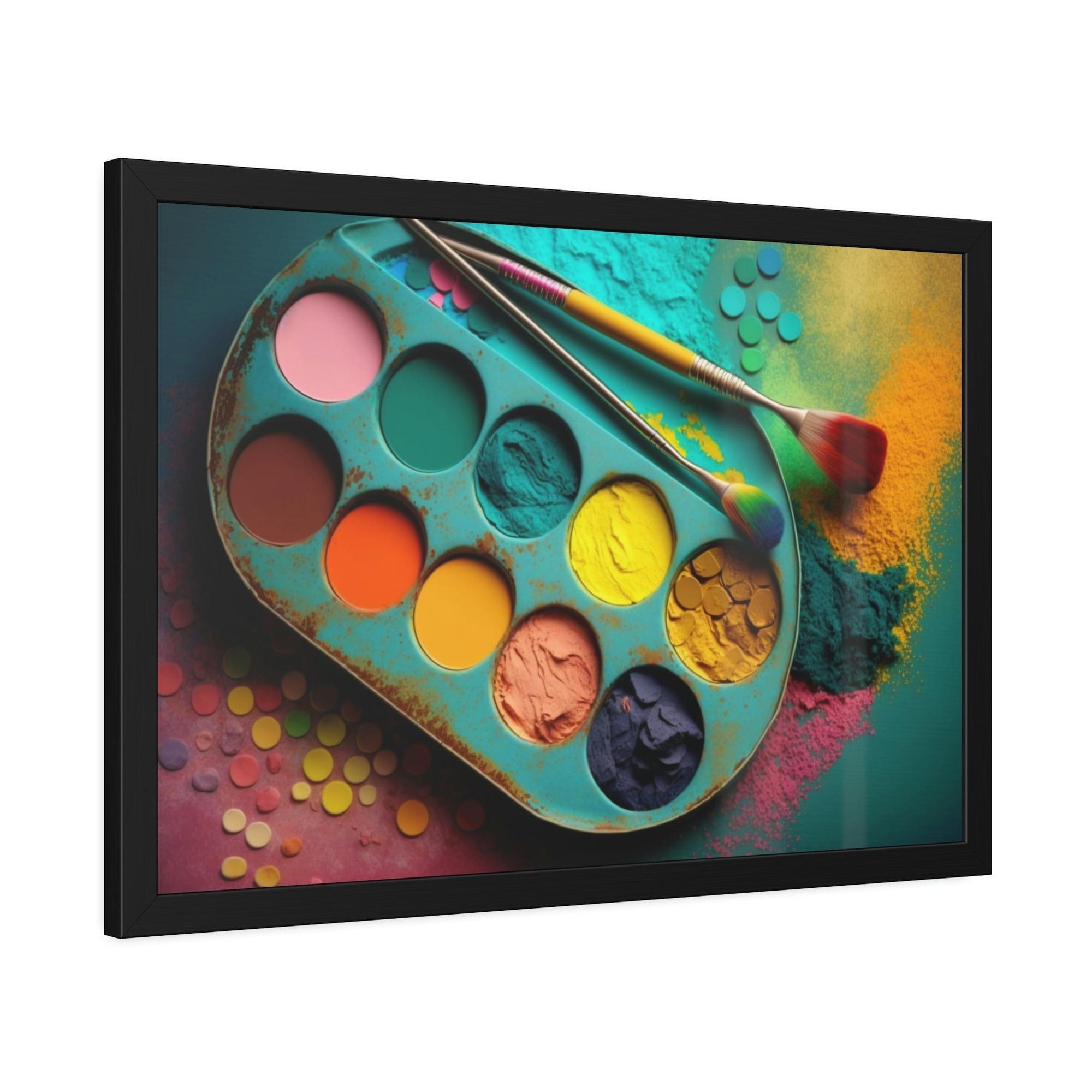 Colors Color Symphony: Framed Canvas Print to Brighten Up Any Room