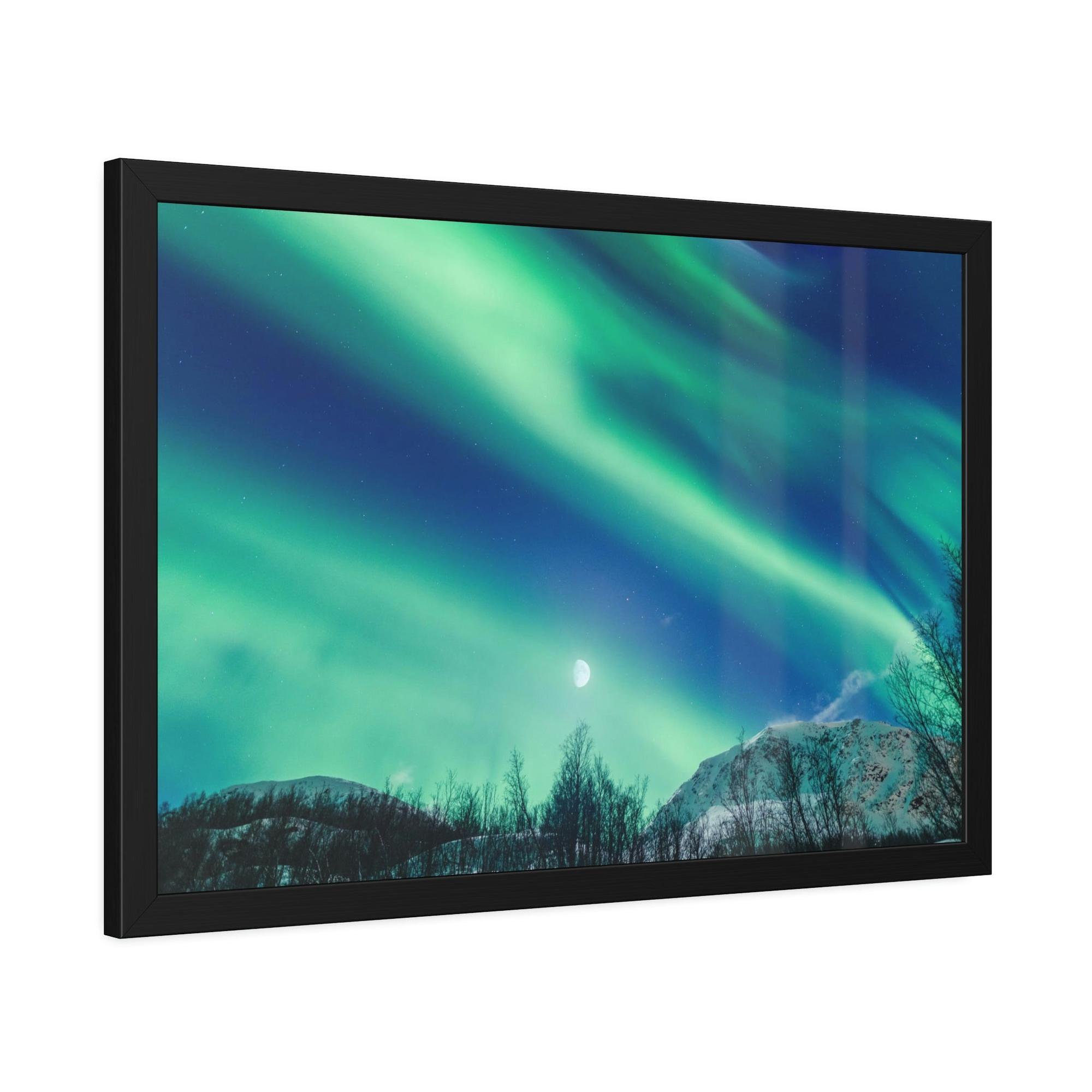 Aurora Borealis Aurora Borealis Magic: High-Quality Print on Canvas for Your Wall
