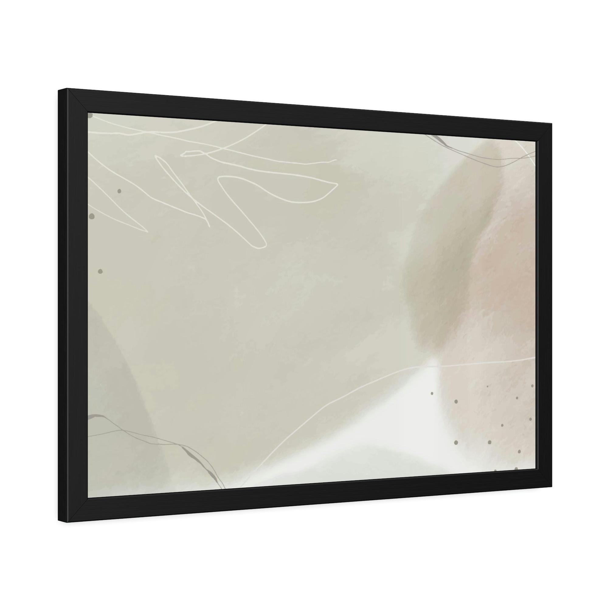 Boho Boho Blissful Abode: A Framed Canvas Painting that Adds a Boho Touch to your Home