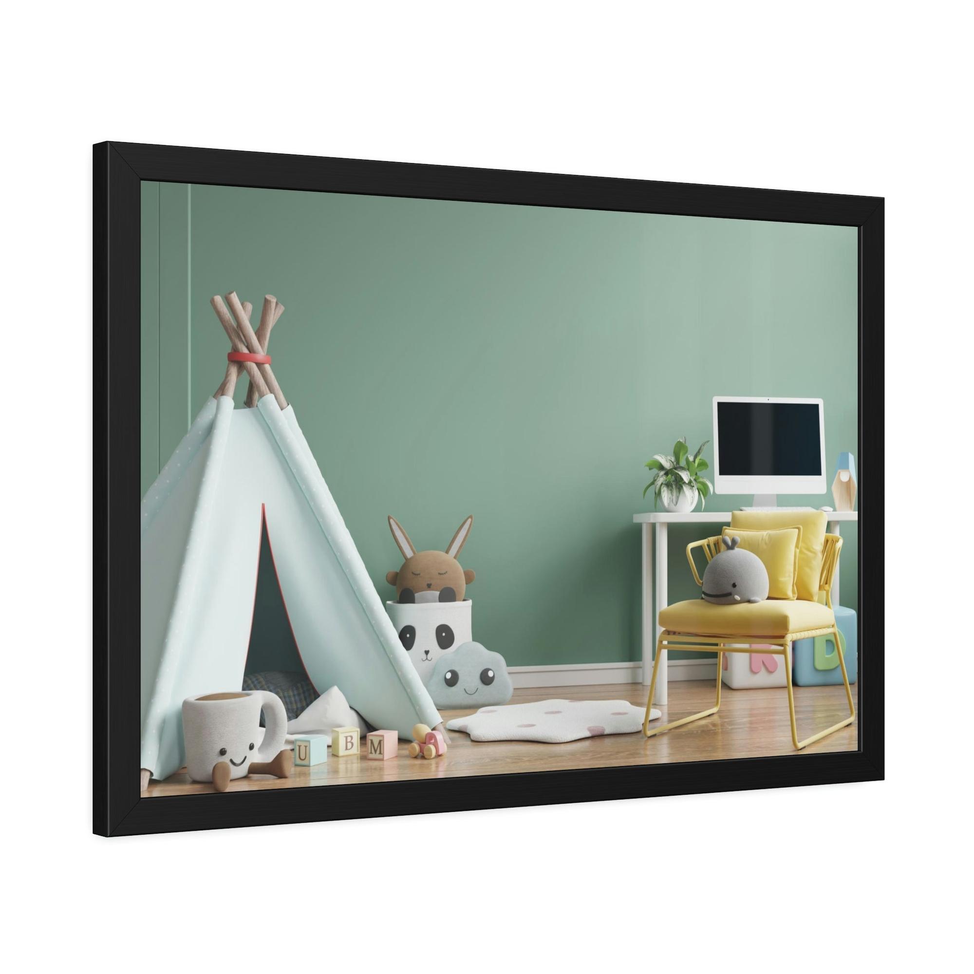 Boys Room Boys Room Art on a Natural Canvas with a Construction Zone Theme: Perfect for Little Builders