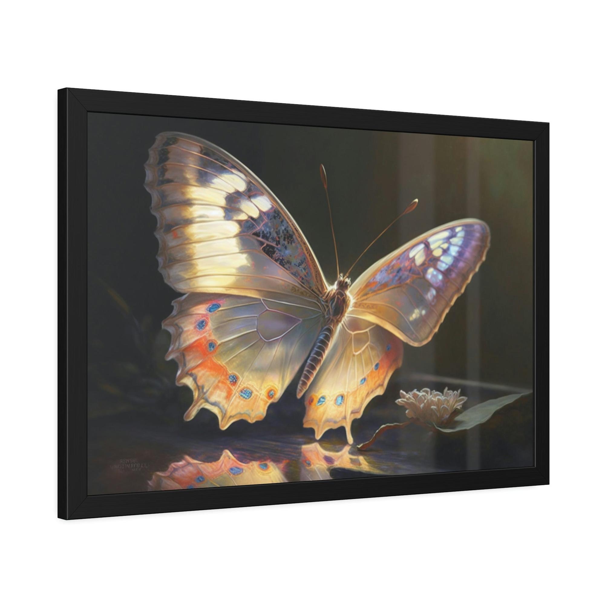 Butterflys Butterflie in Flight: Art Print on Canvas & Poster of Graceful Winged Creatures