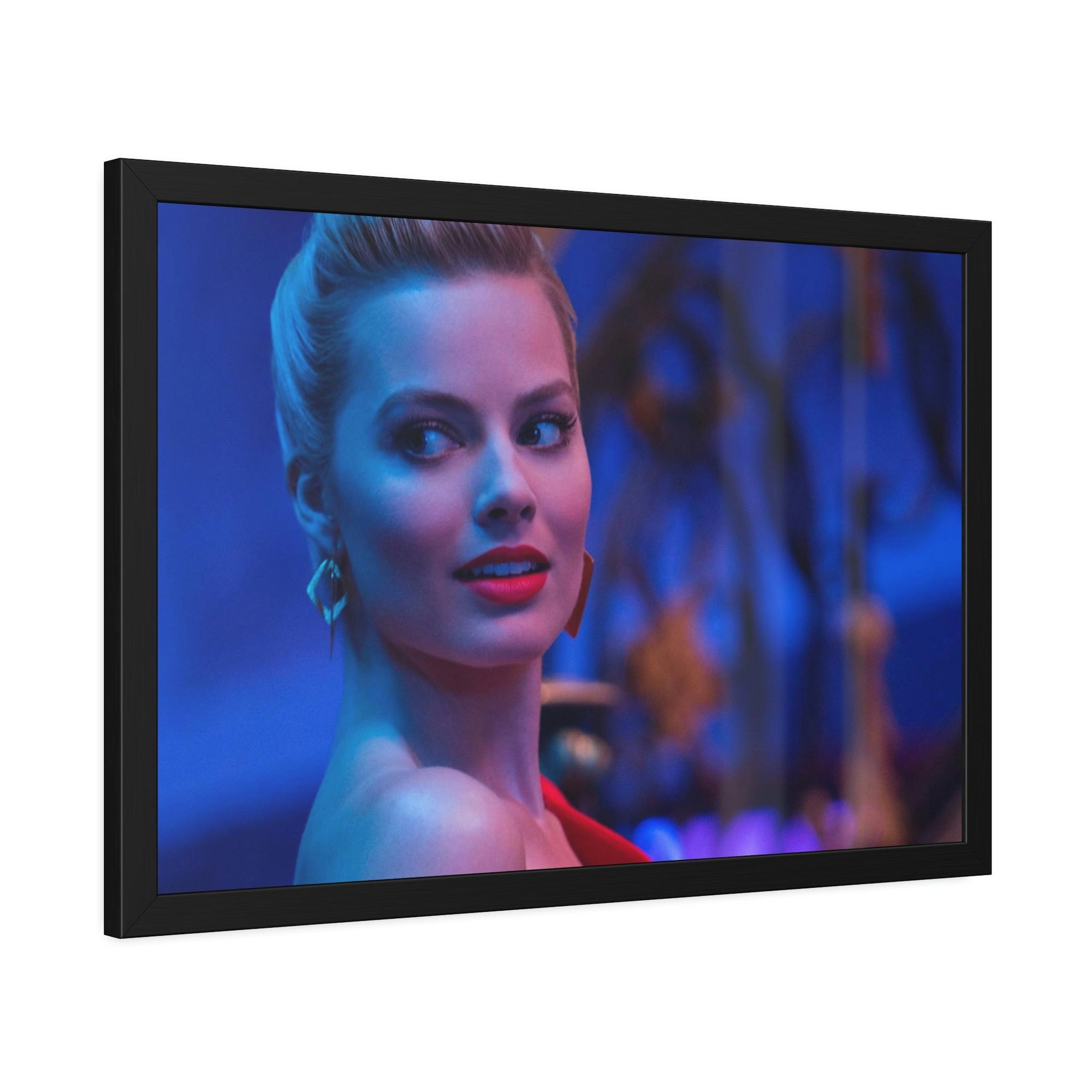 Celebrities Glamorous Hollywood Nights: Celebrity Portrait on Framed Canvas