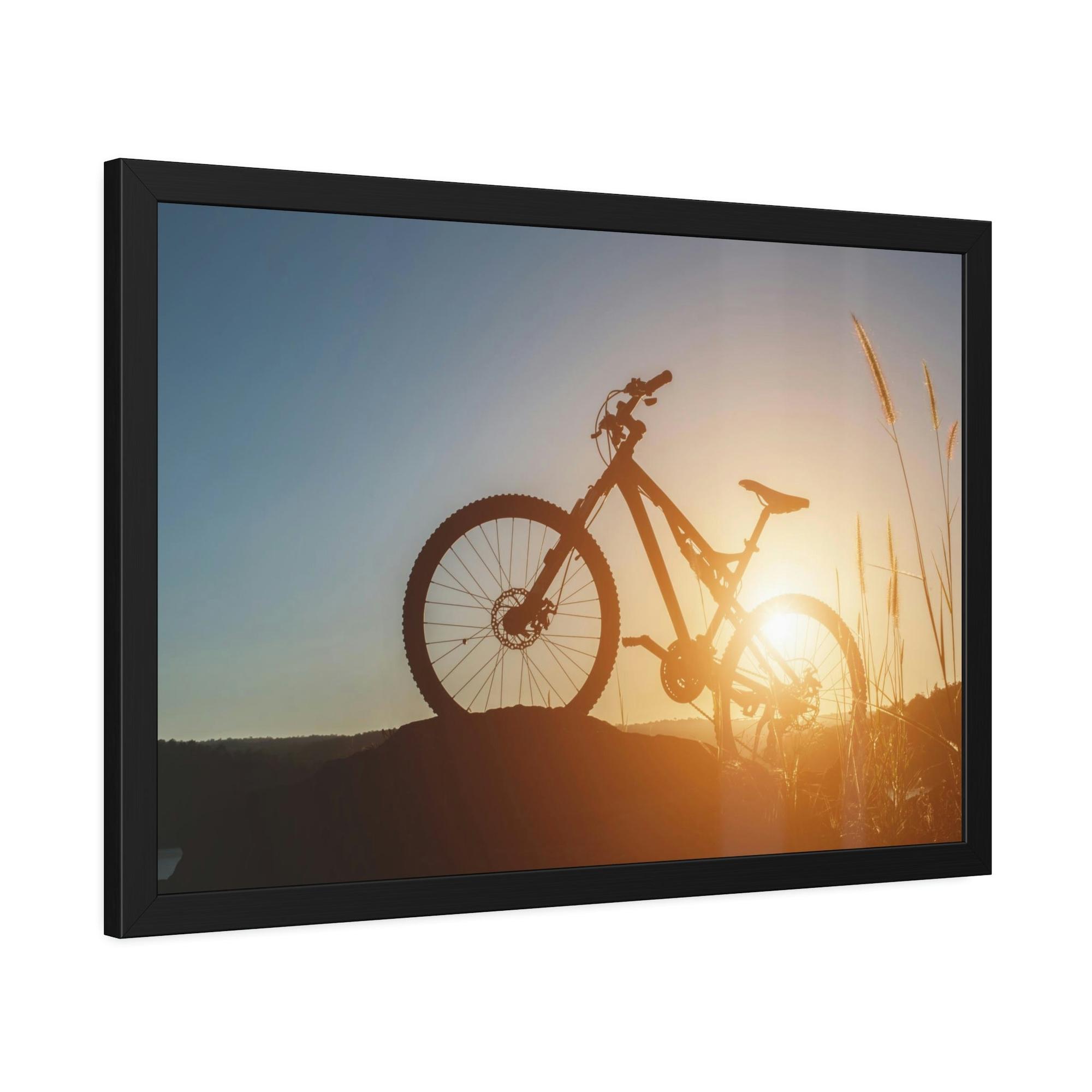 Bicycles Bicycles at Dawn: Scenic Poster for Your Home Office