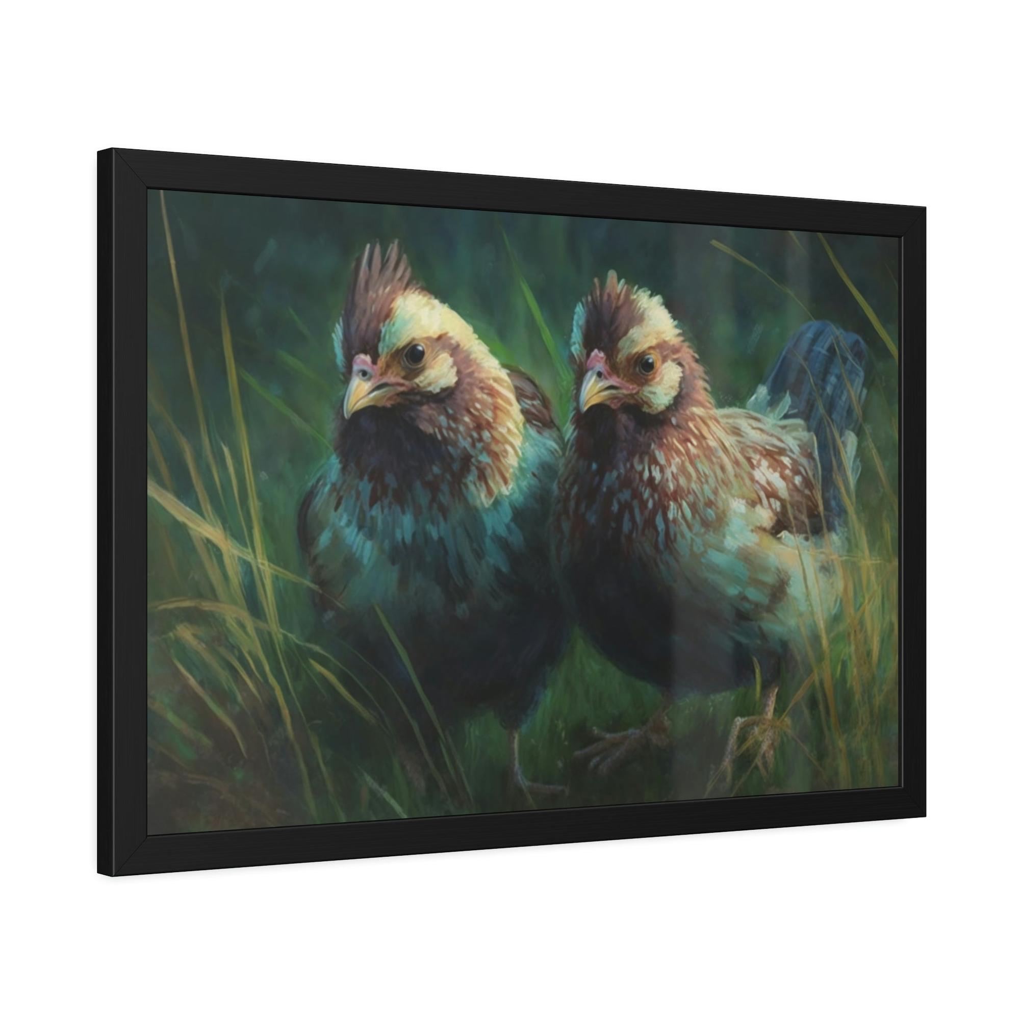 Chickens Fluffy Chickens: Canvas Art with Soft and Adorable Baby Chicks