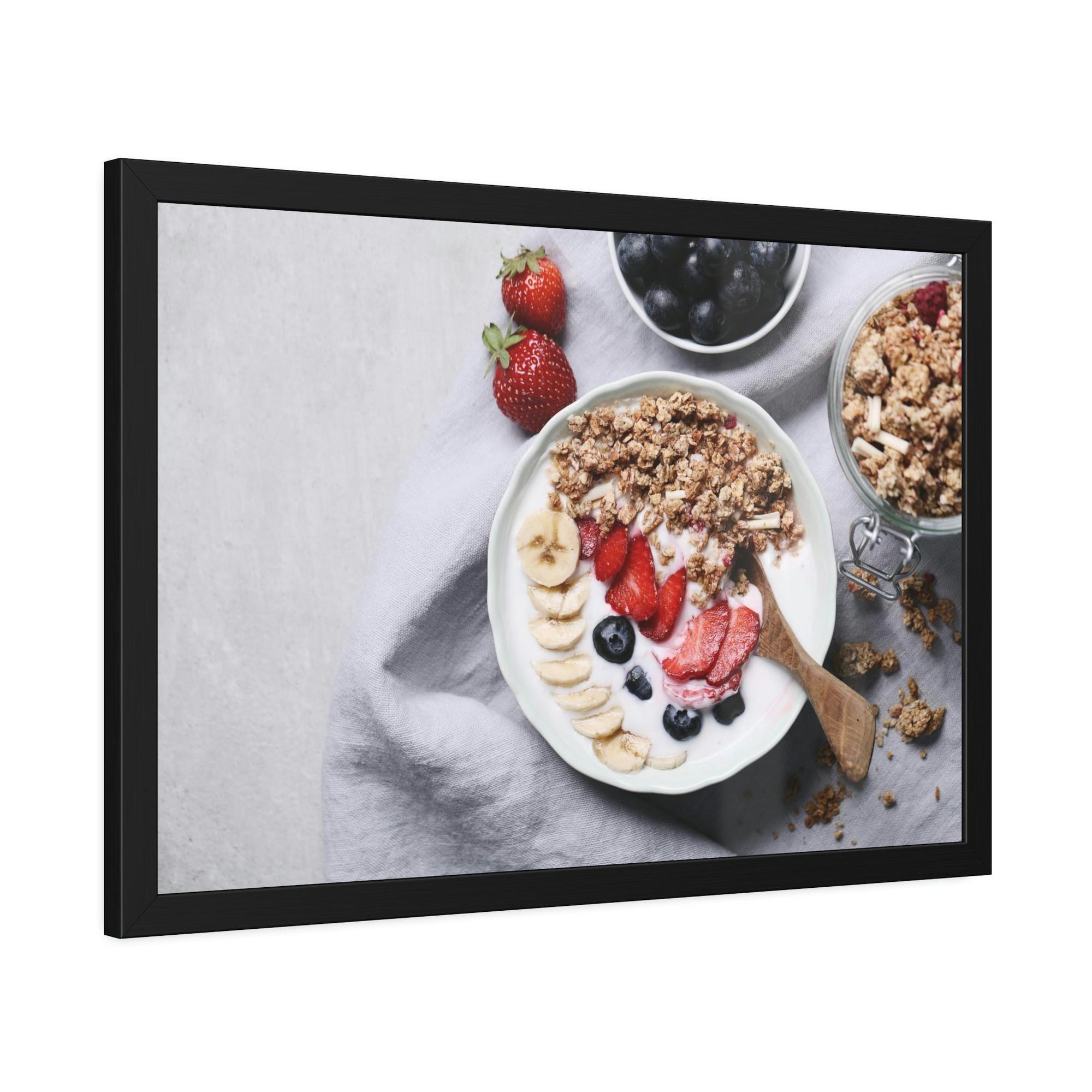 Breakfast Delicious Morning: Canvas Print of a Sumptuous Breakfast Spread