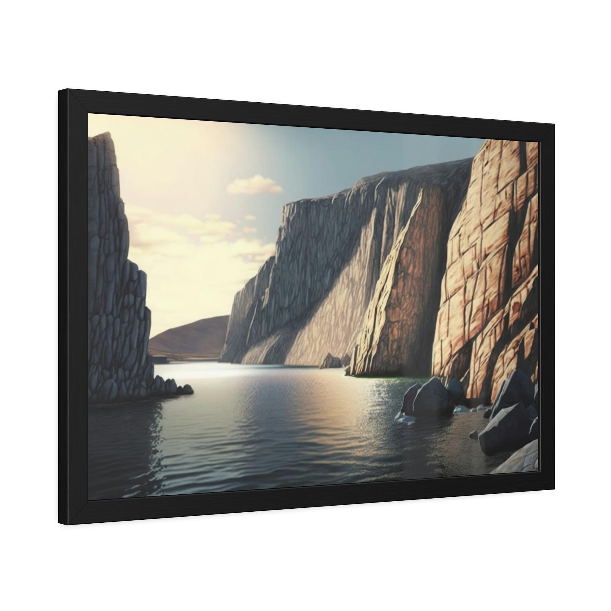 Cliffs Majestic Cliffs: Natural Canvas Wall Art with Scenic Beauty