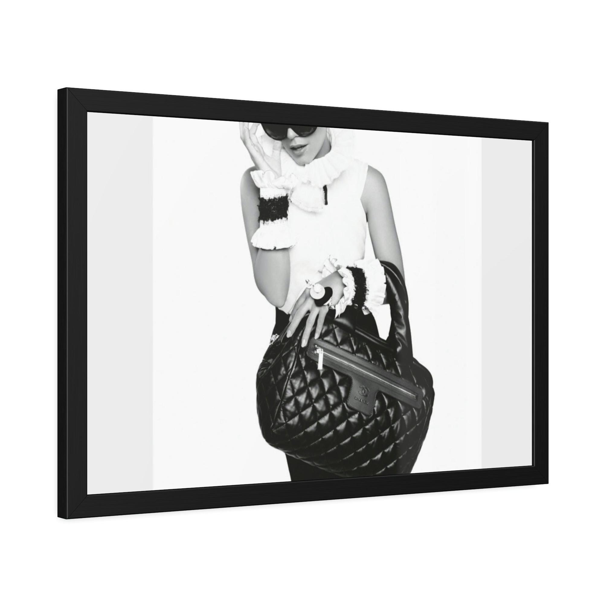 Chanel Fashion Forward: Chanel-Inspired Framed Poster Art