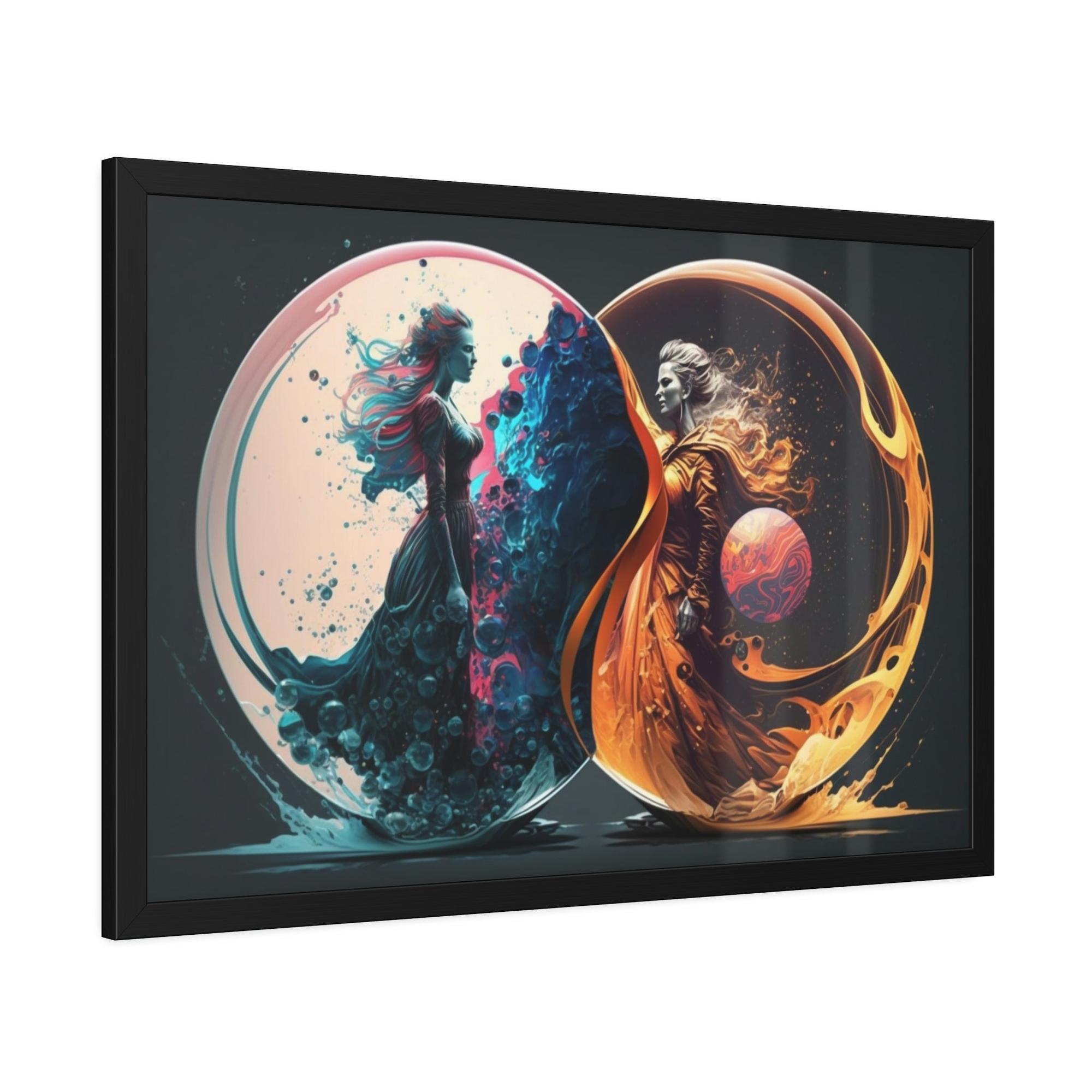 Contemporary The Art of Minimalism: A Natural Canvas Print of Contemporary Art