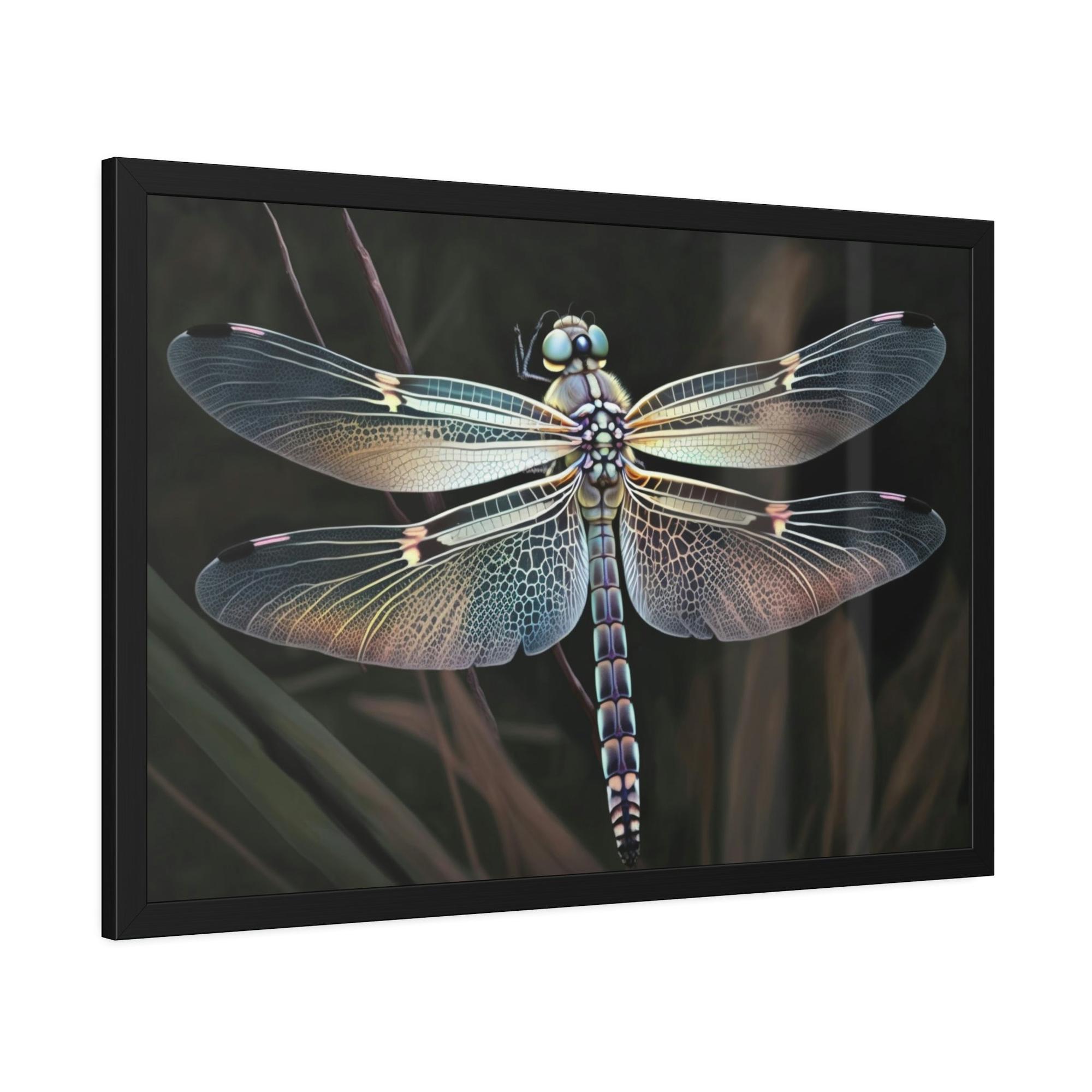 Dragonfly Dragonfly Delight: A Natural Canvas Print of Beautiful Insects