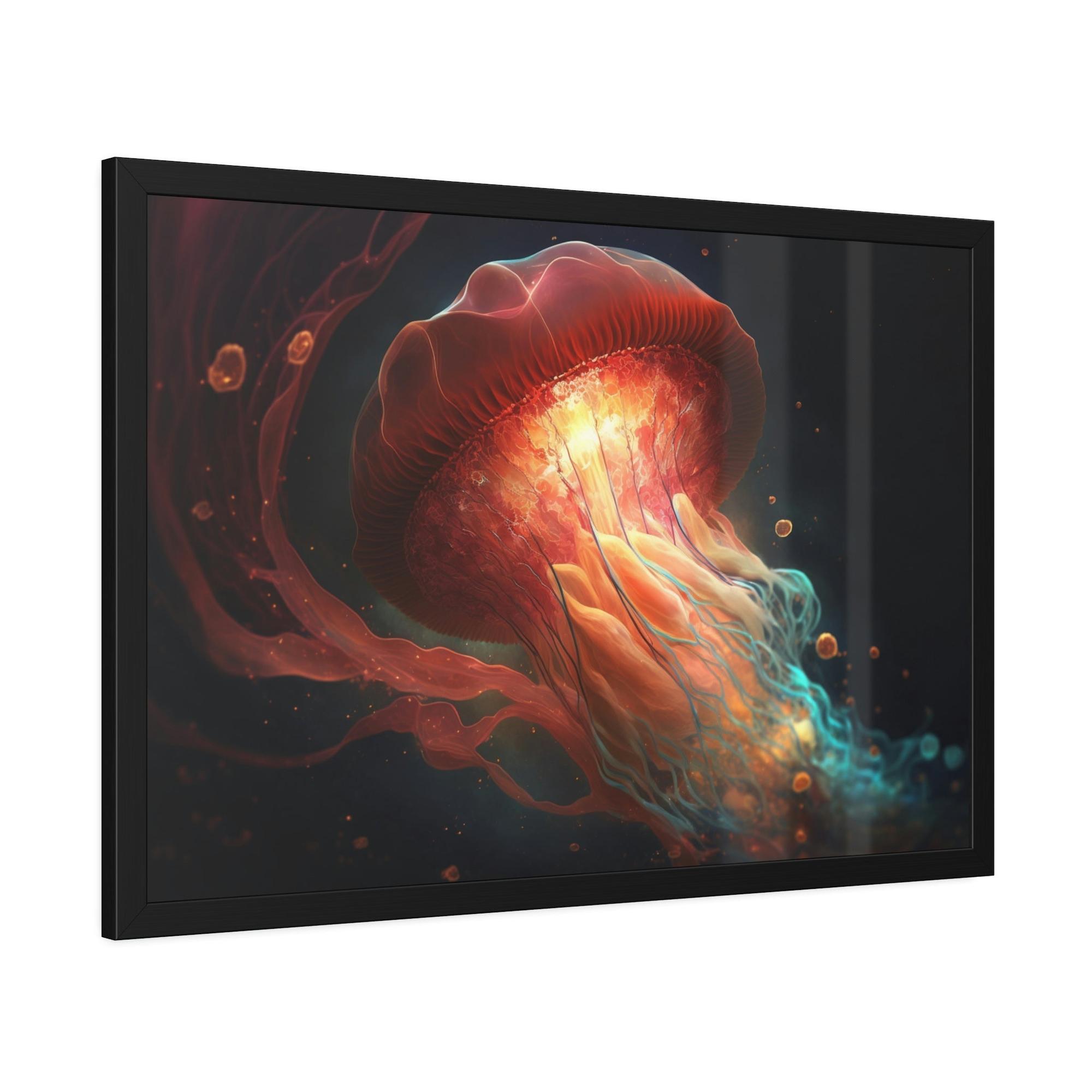 Jellyfishs The Graceful Dance: Jellyfish Wall Art Collection on Canvas