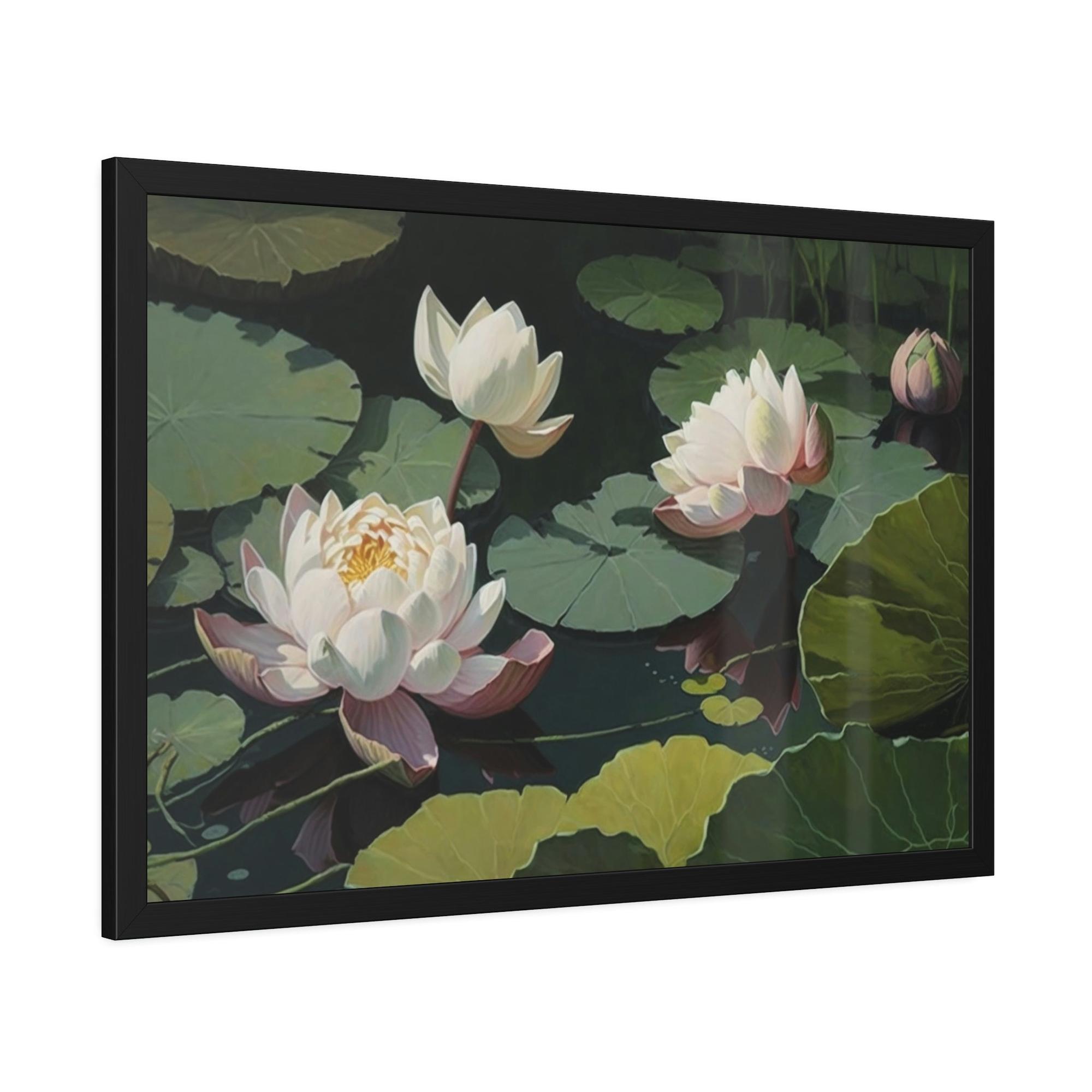 Lotuses Lotus Bloom: Stunning Wall Art and Framed Poster