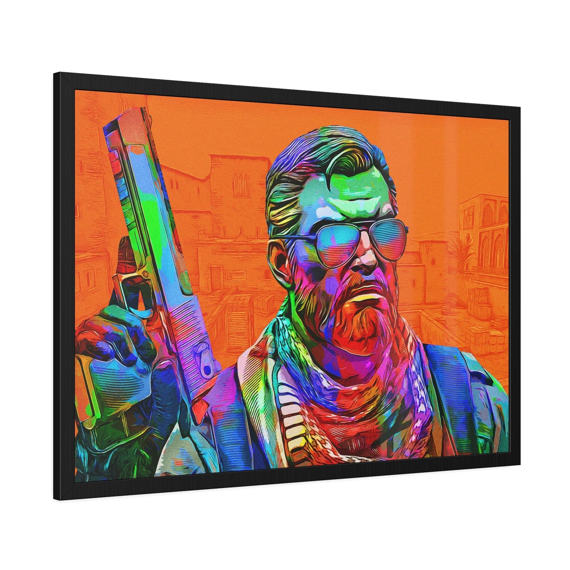 Counter Strike In the Line of Fire: Thrilling Counter Strike Wall Art on Canvas & Poster