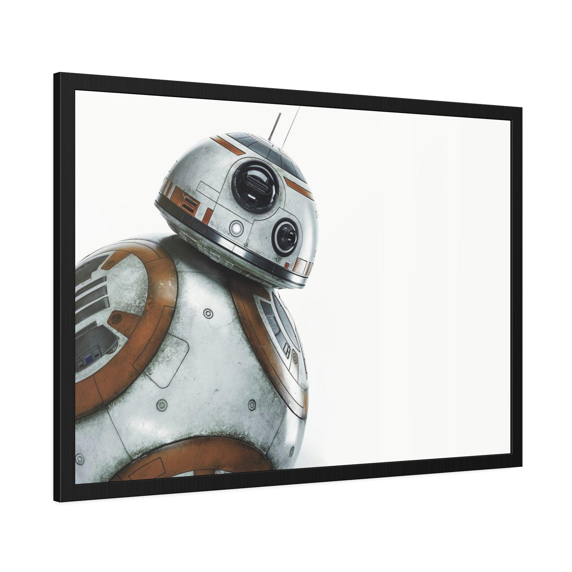 Star Wars Droid of Destiny: Framed Poster Print on Canvas Featuring the Star Wars Robot